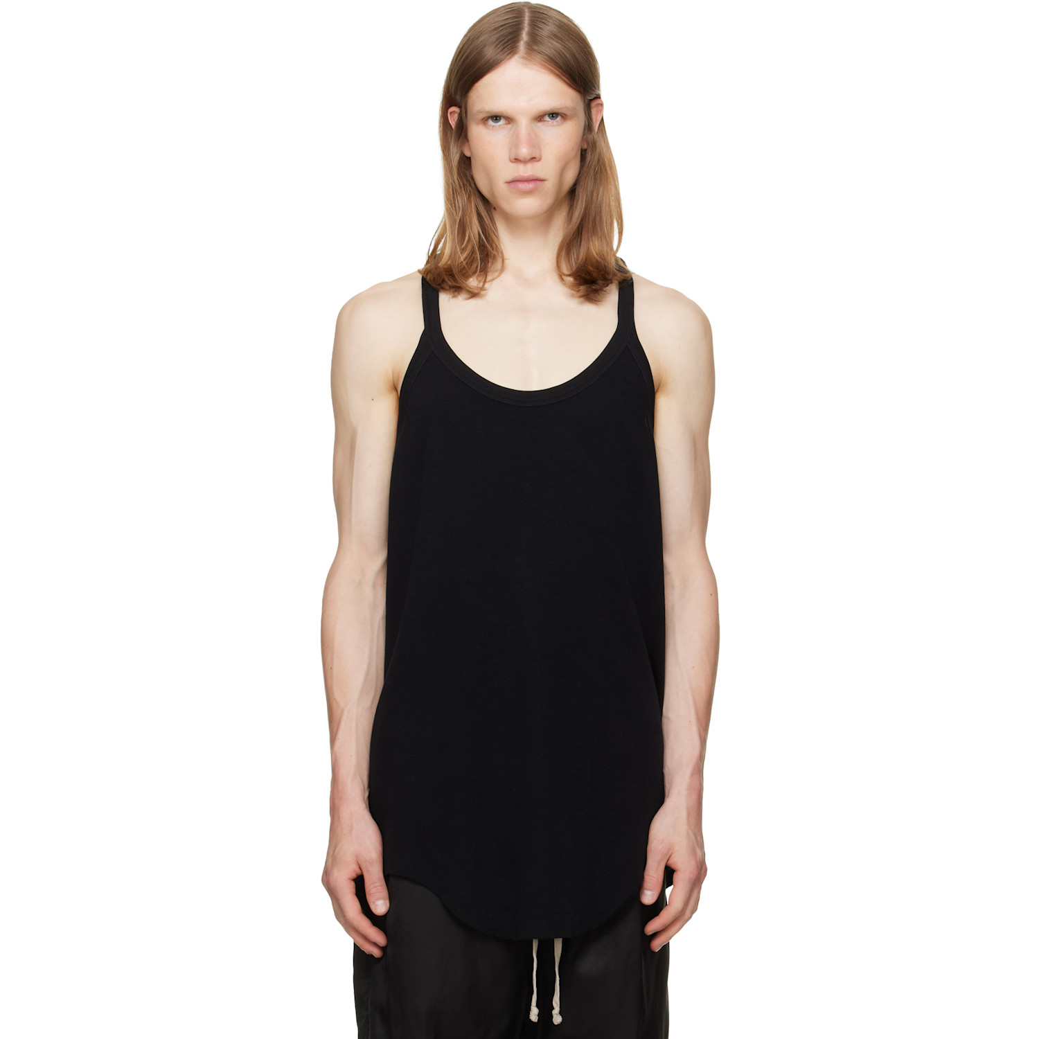 Rick Owens Black Tower Pony T Tank Top