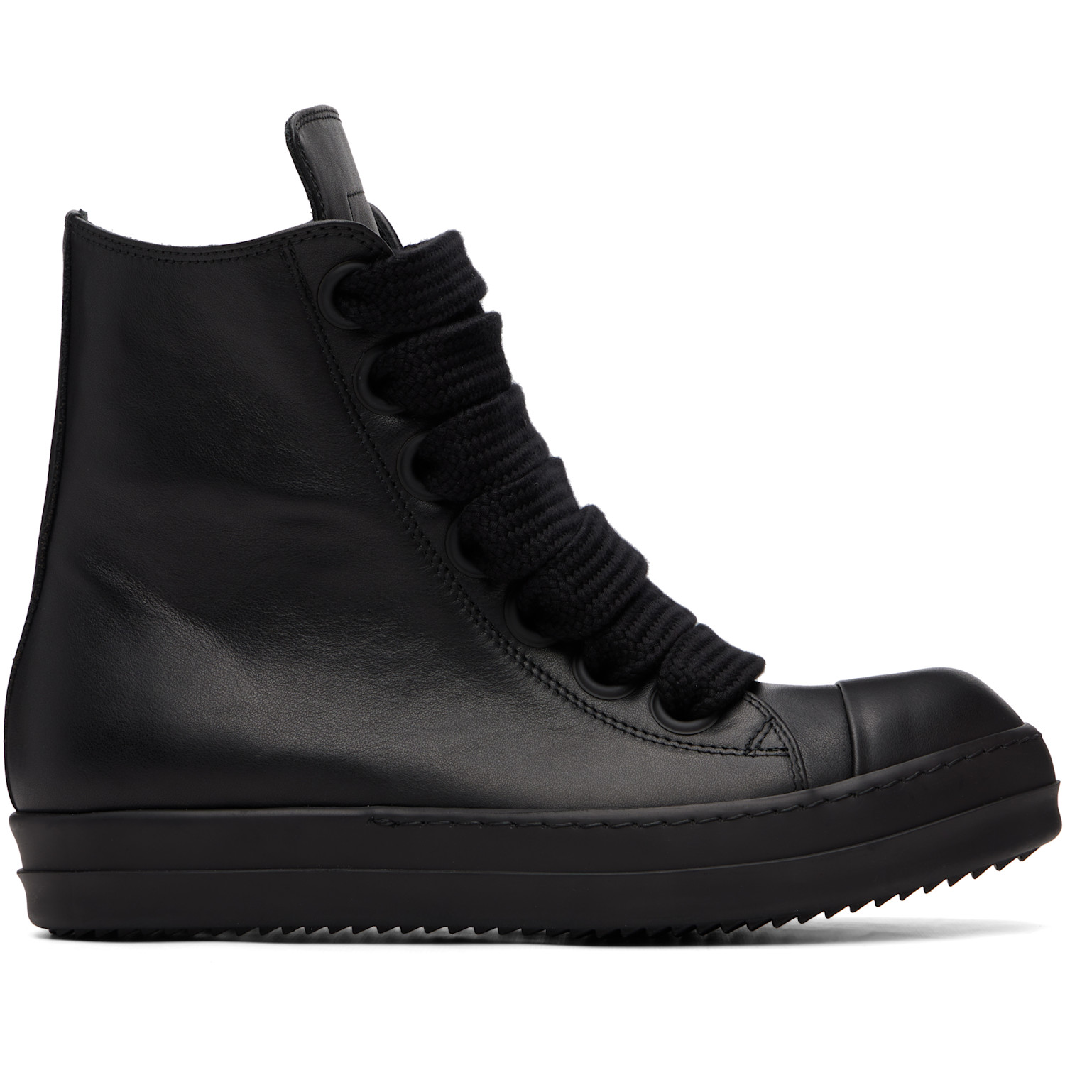 Rick Owens Black Tower Jumbolaced Sneaks Sneakers