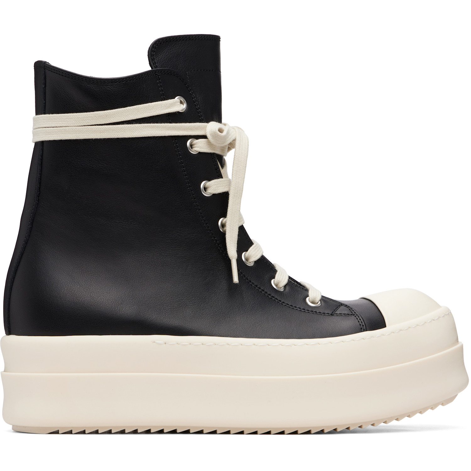 Rick Owens Black Tower Mega Bumper Sneaks Sneakers