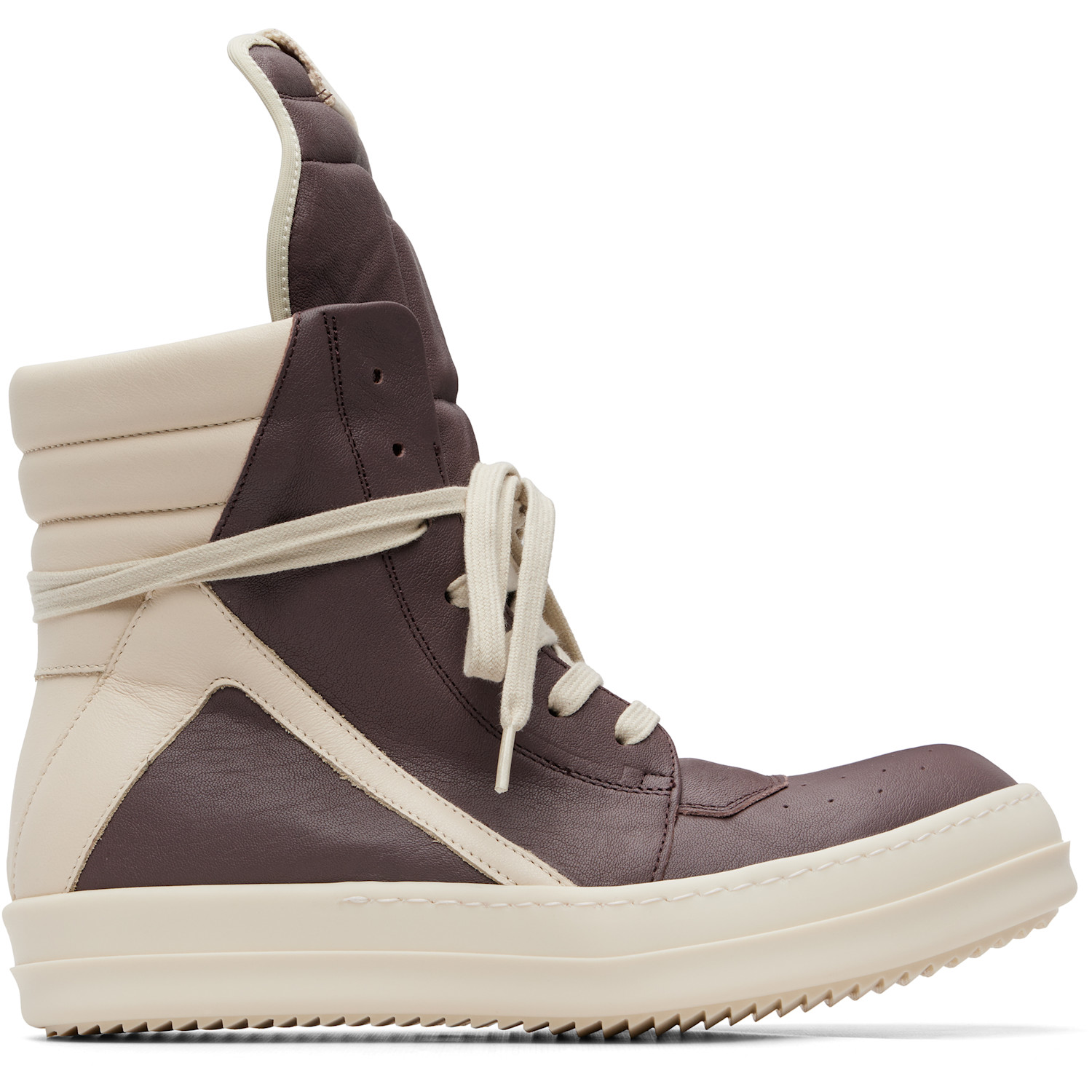 Rick Owens Purple Tower Geobasket Sneakers