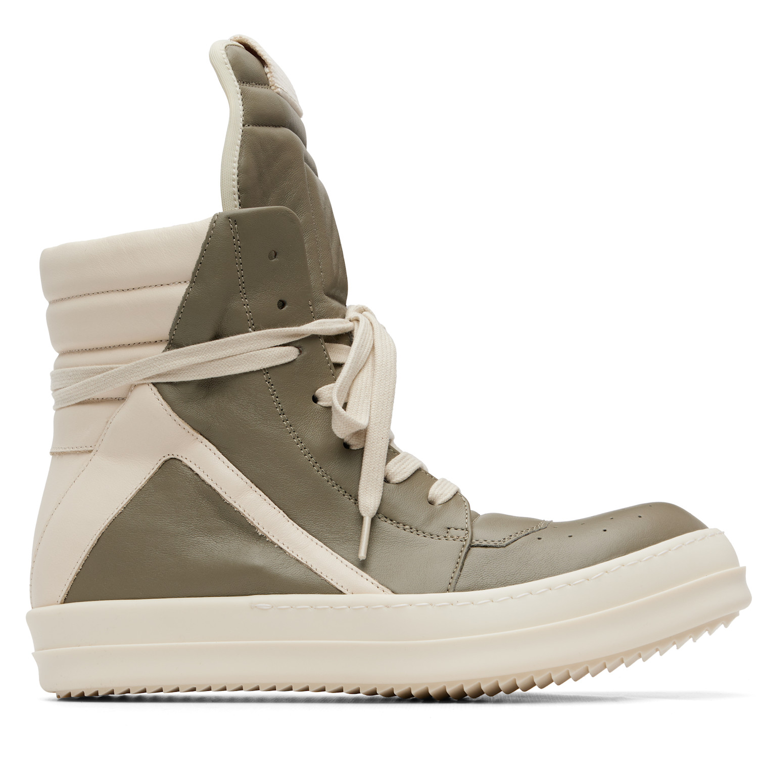 Rick Owens Taupe Tower Geobasket Sneakers