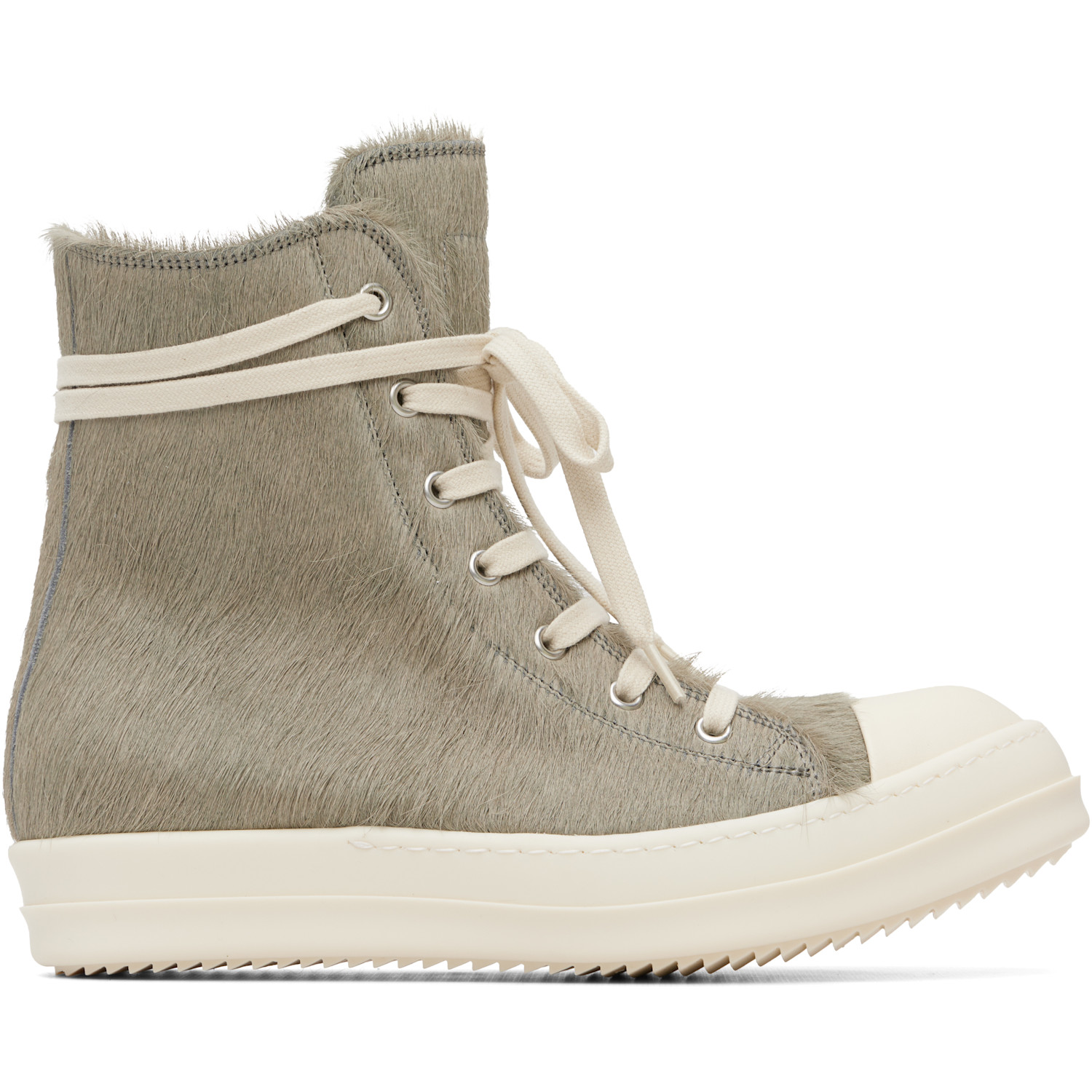 Rick Owens Gray & White Tower LHL Sneakers