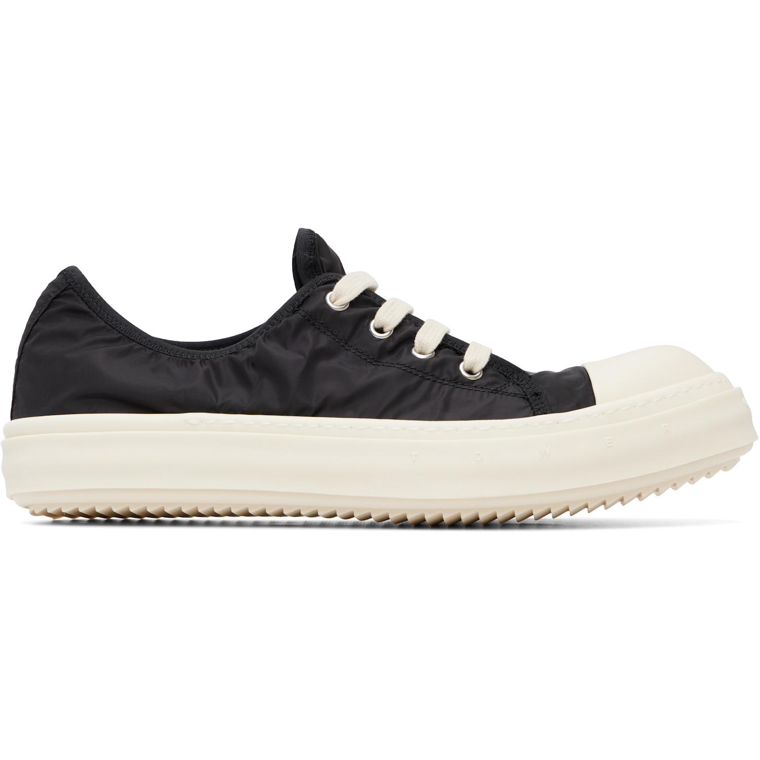Rick Owens Black & White Tower Low Sneakers