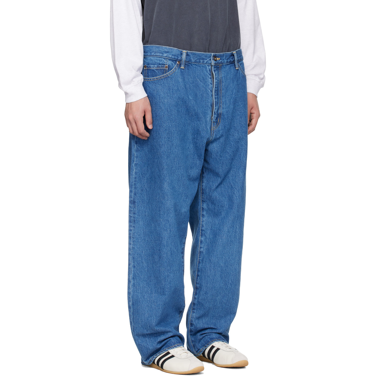  Wtaps Blue 'blues' Straight Jeans 
