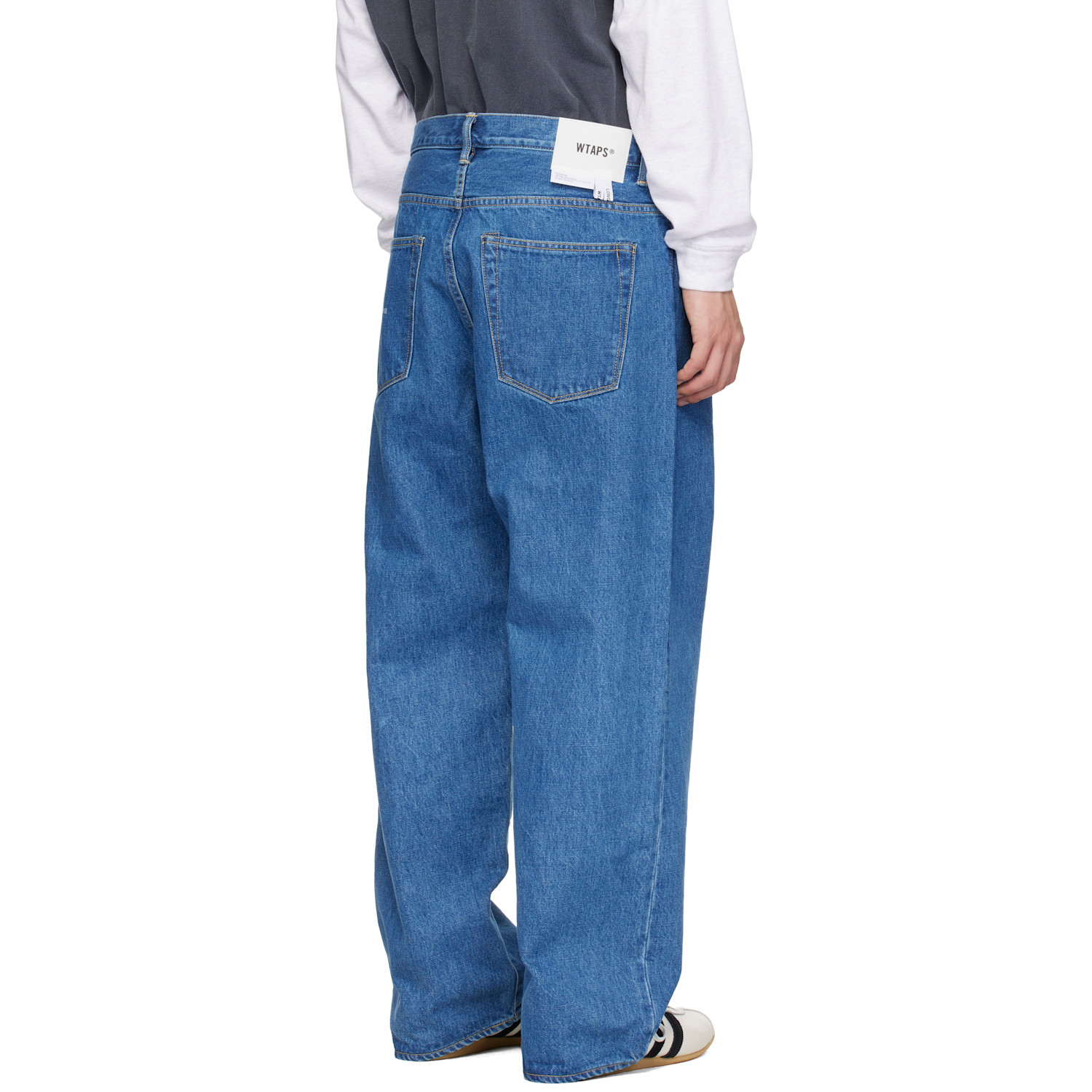  Wtaps Blue 'blues' Straight Jeans 