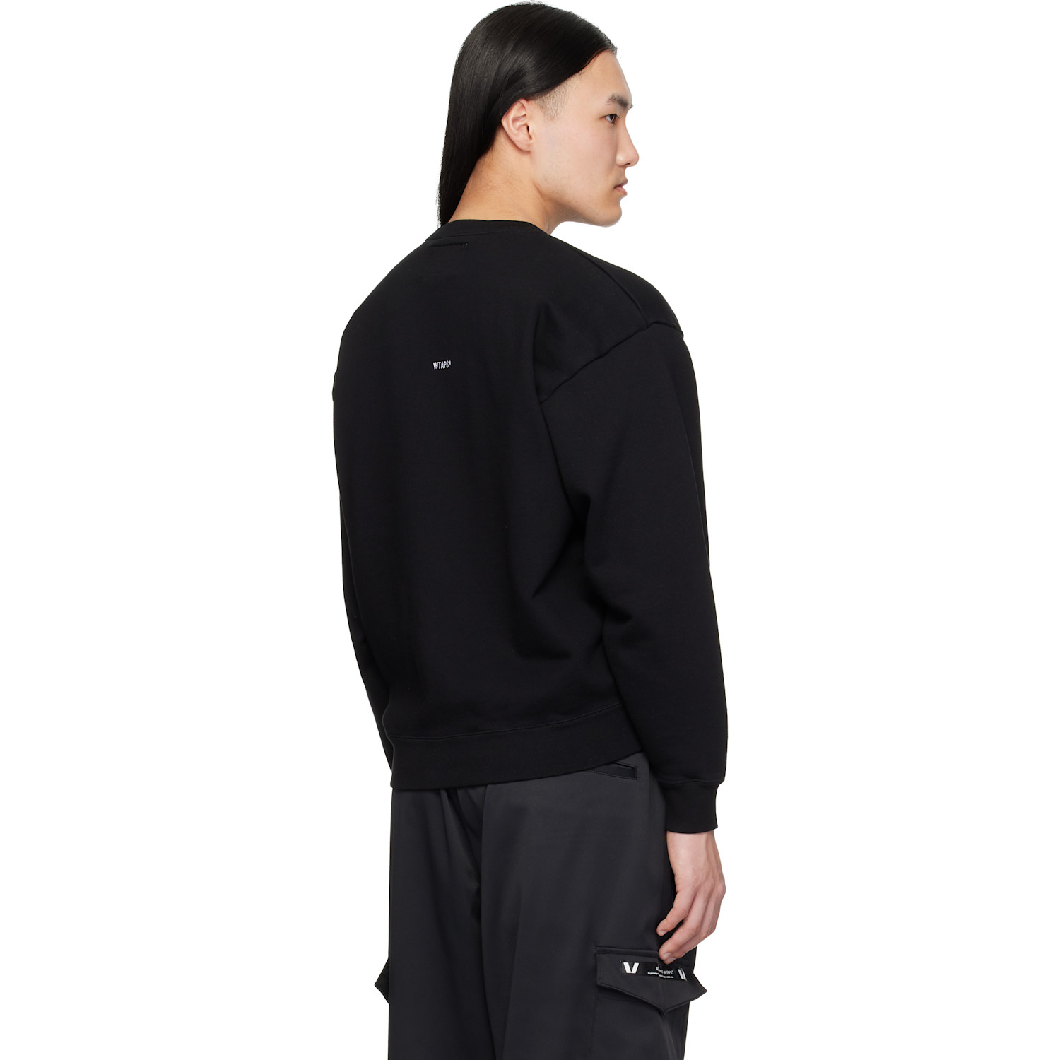  Wtaps Black Sign-yd Sweatshirt 