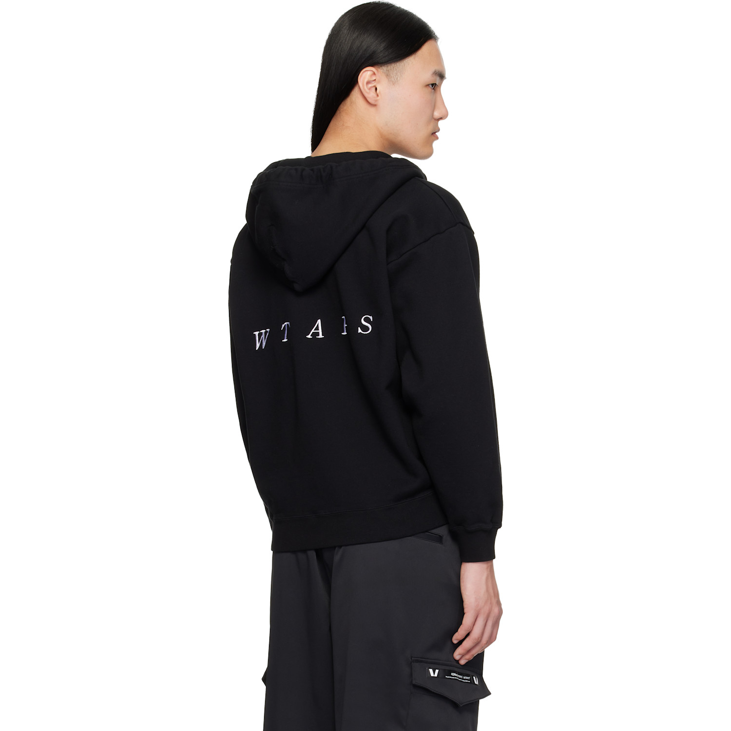  Wtaps Black Throwdy Zip Hoodie 