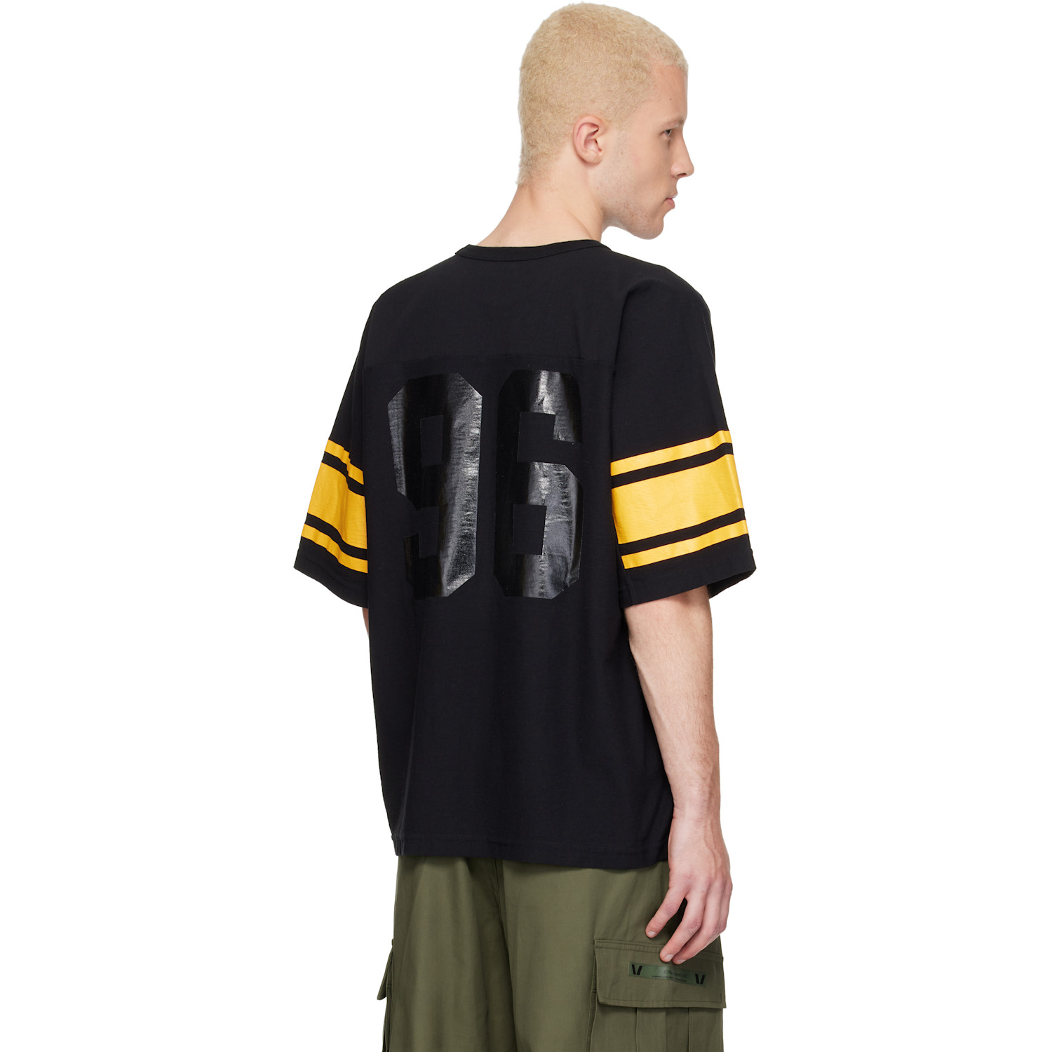  Wtaps Black Qb S/s Cotton T-shirt 