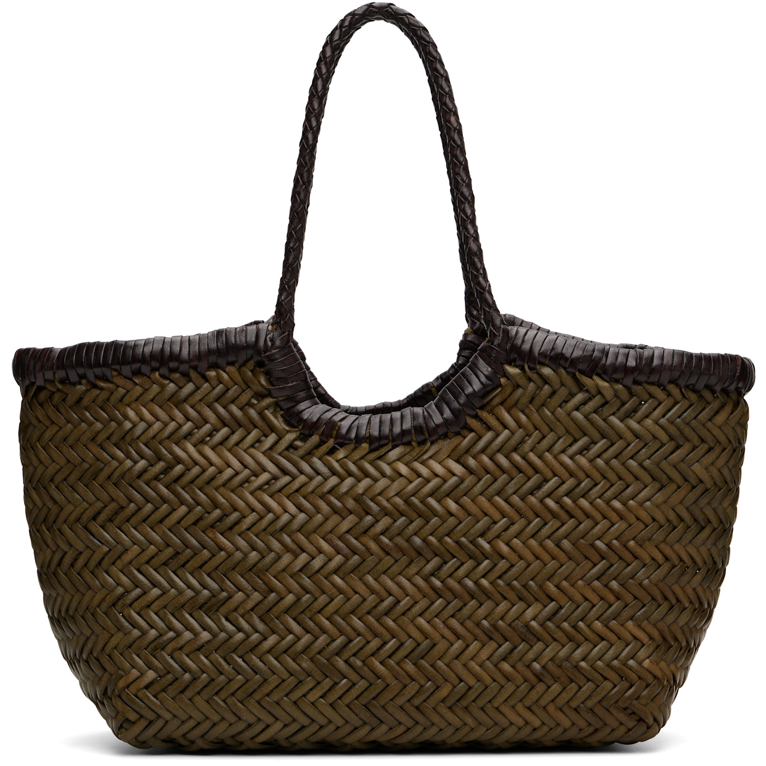 Dragon Diffusion Khaki & Brown Nantucket Small Bag