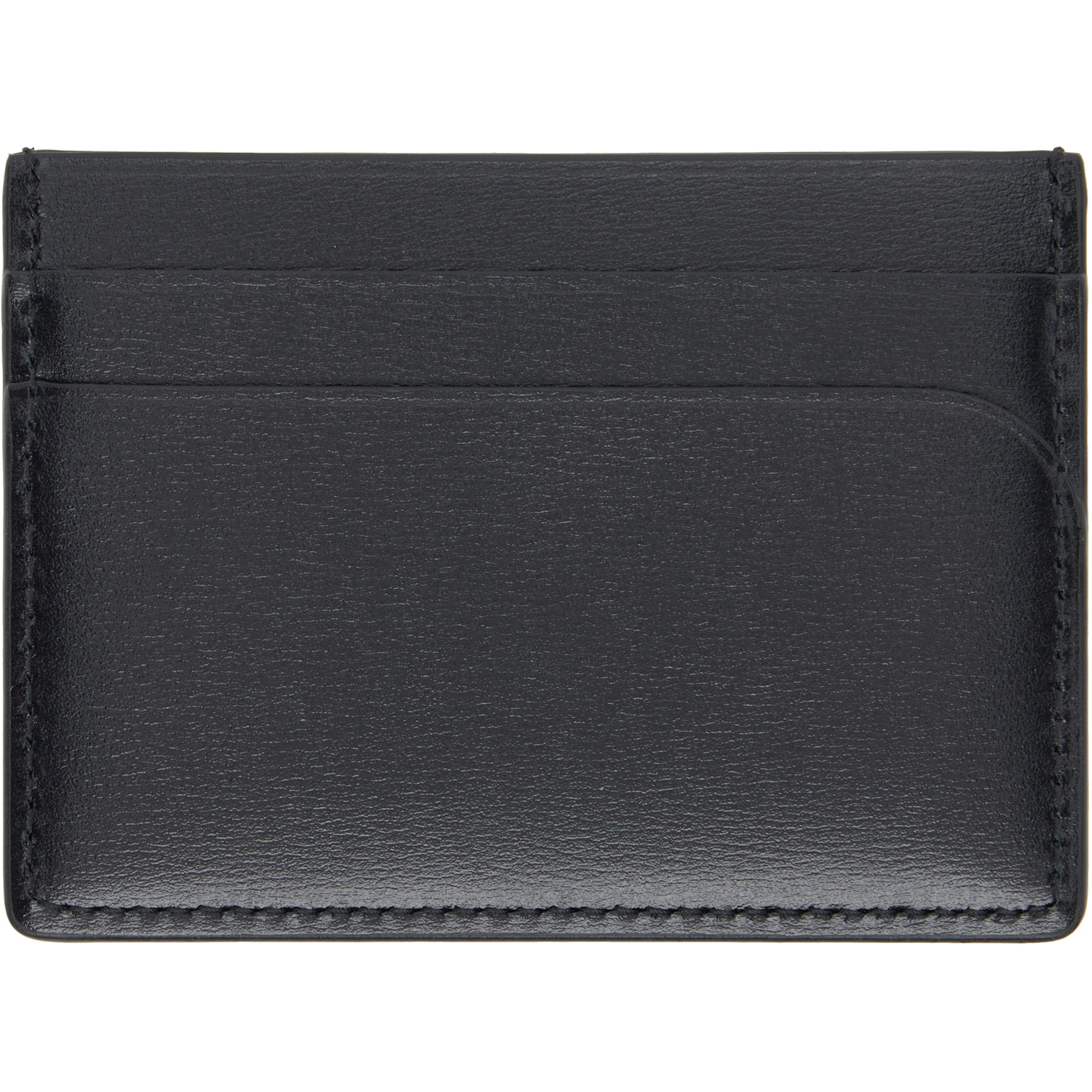  Jil Sander Black Curve Card Holder 