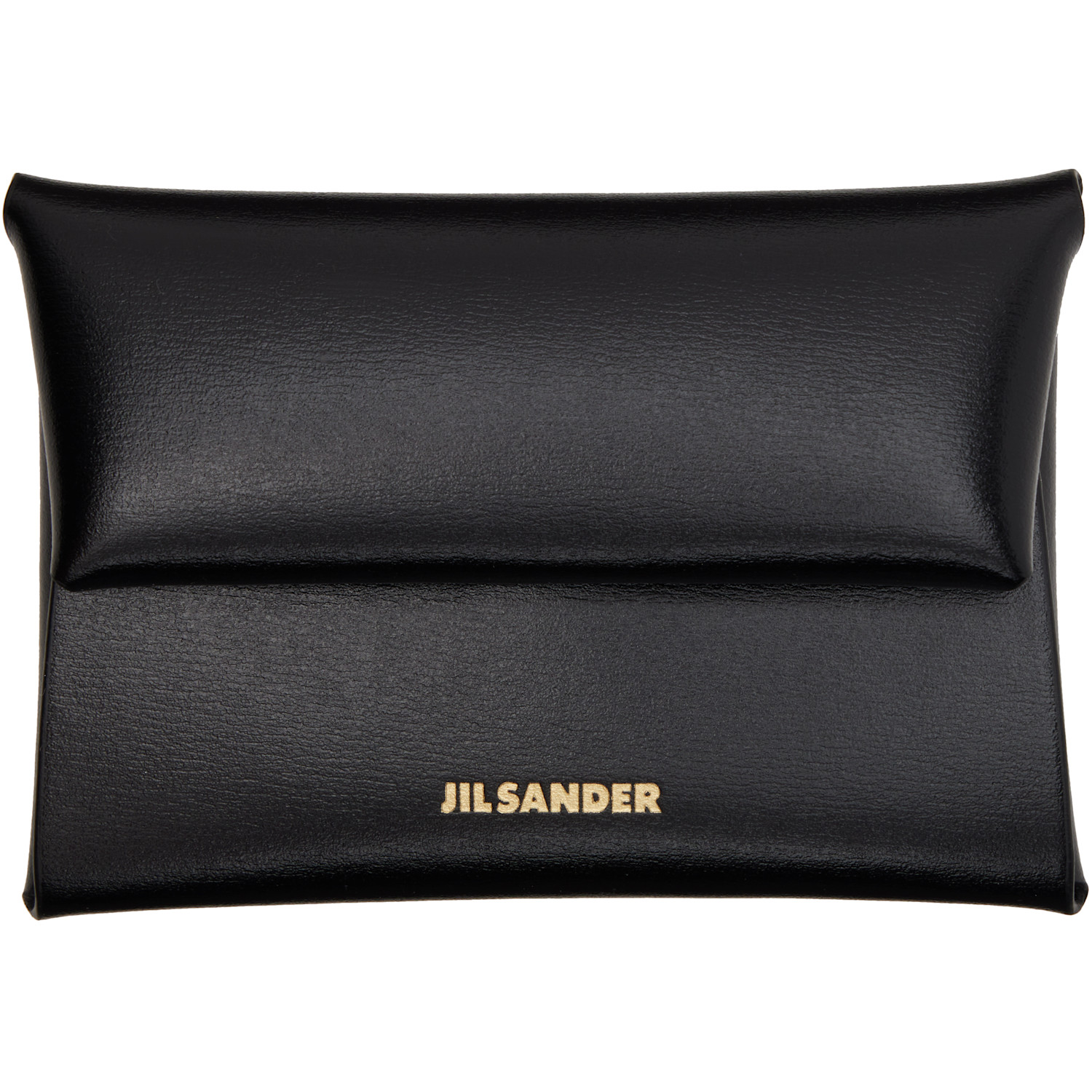 Jil Sander Black Folded Coin Pouch