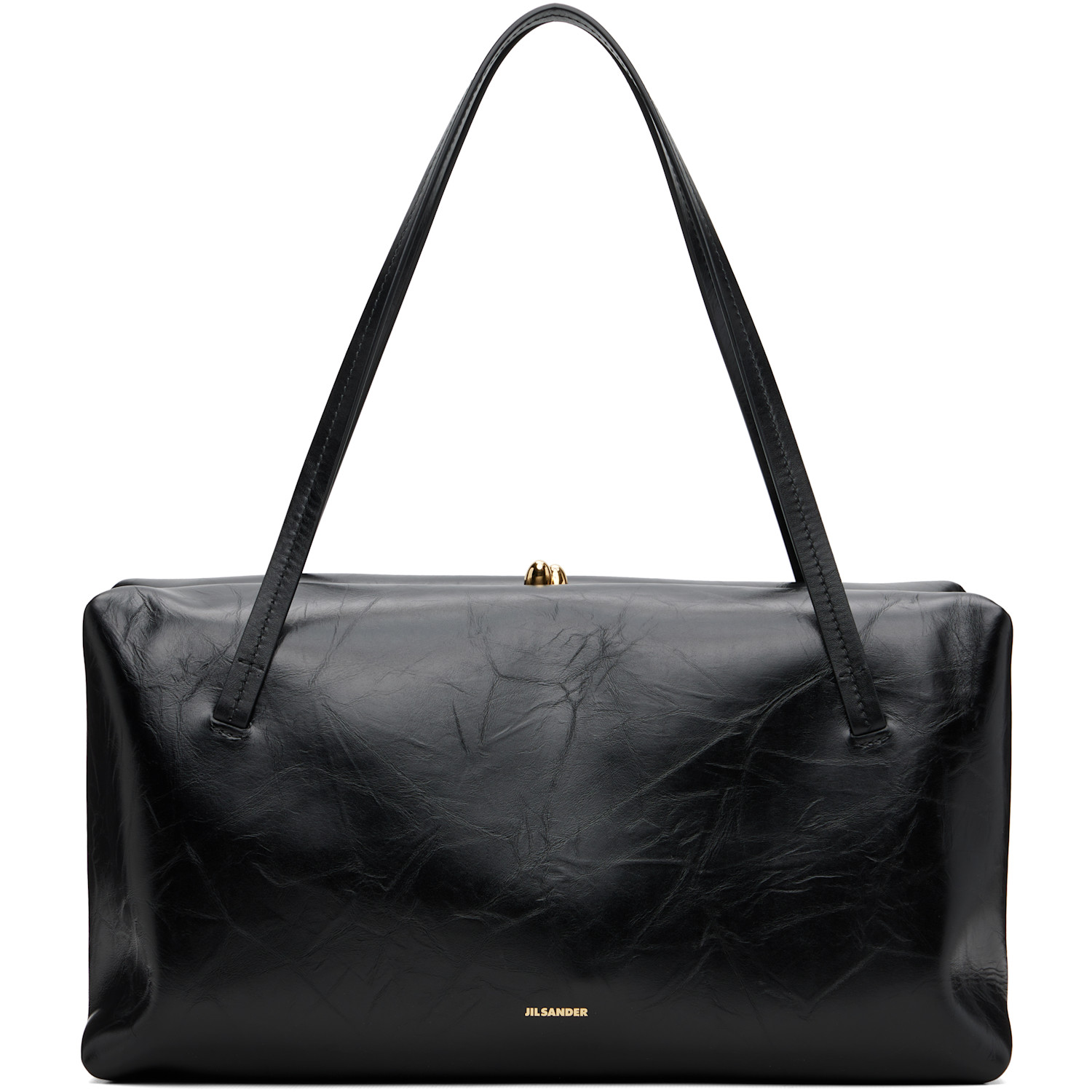 Jil Sander Black Goji Pillow Medium Bag