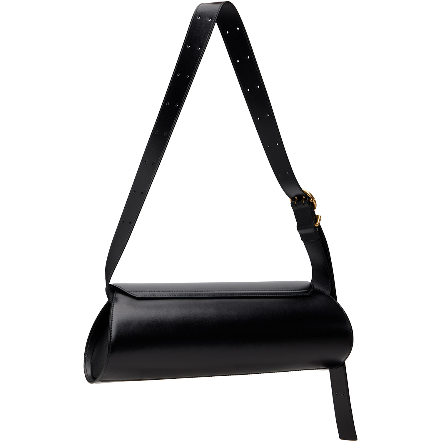 Jil Sander Black Cannolo Grande Bag 