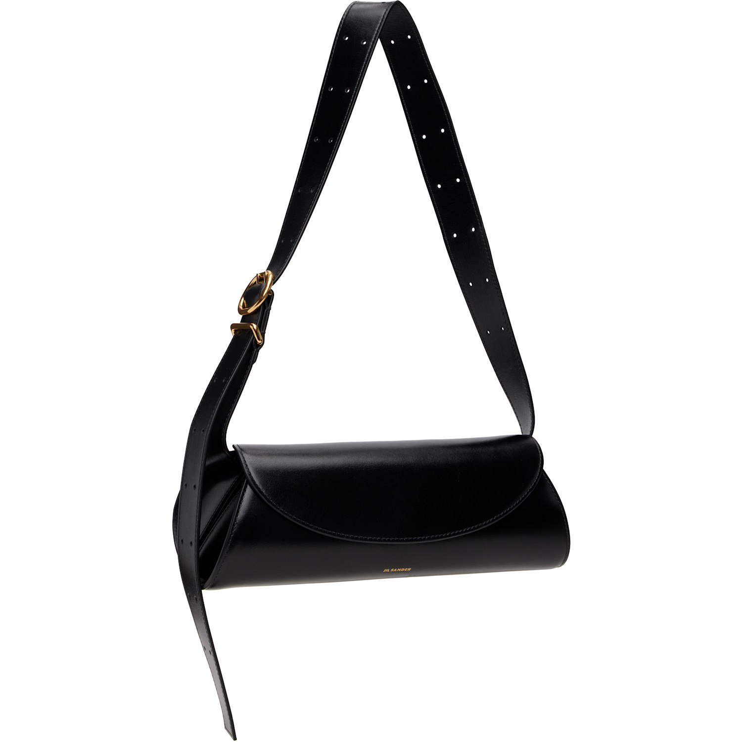  Jil Sander Black Cannolo Small Bag 