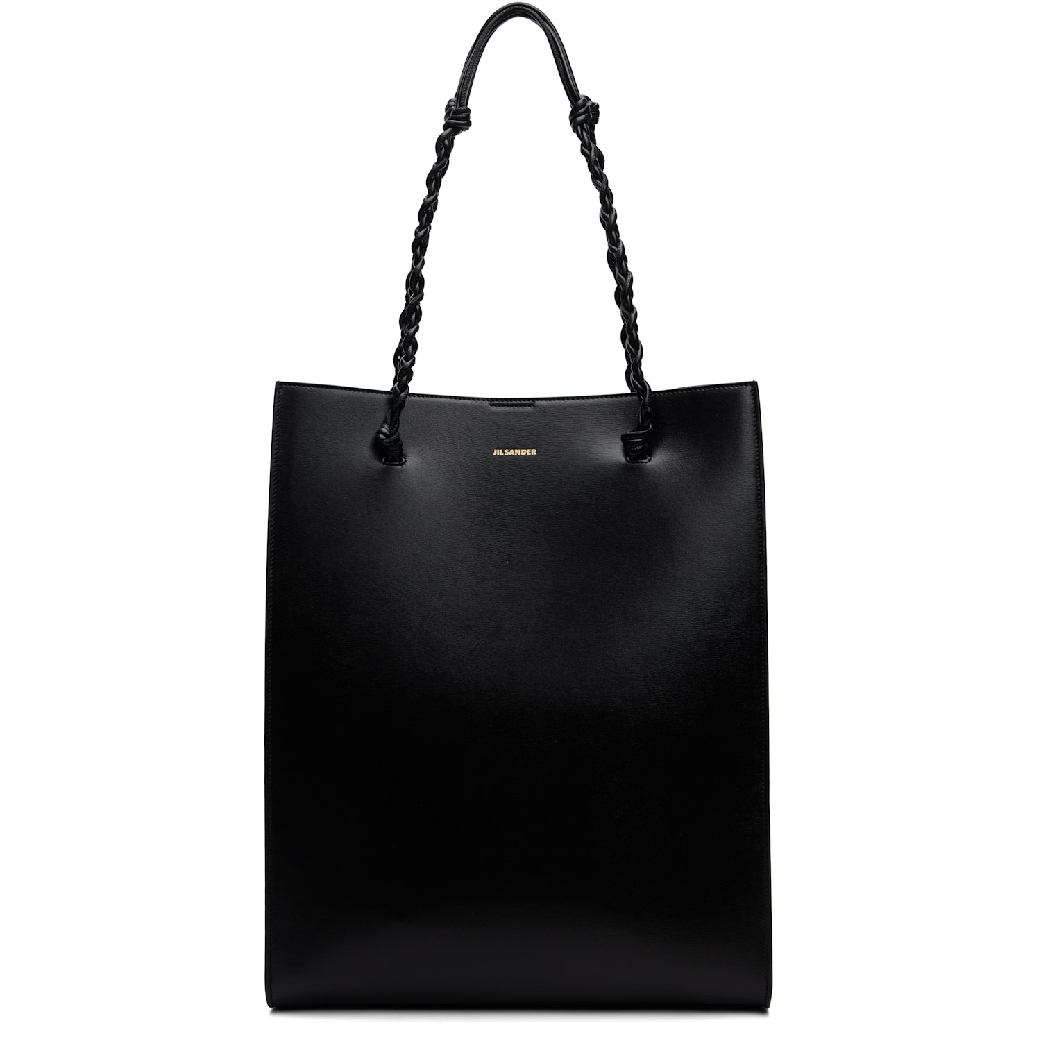 Jil Sander Black Tangle Tote In 001 Black