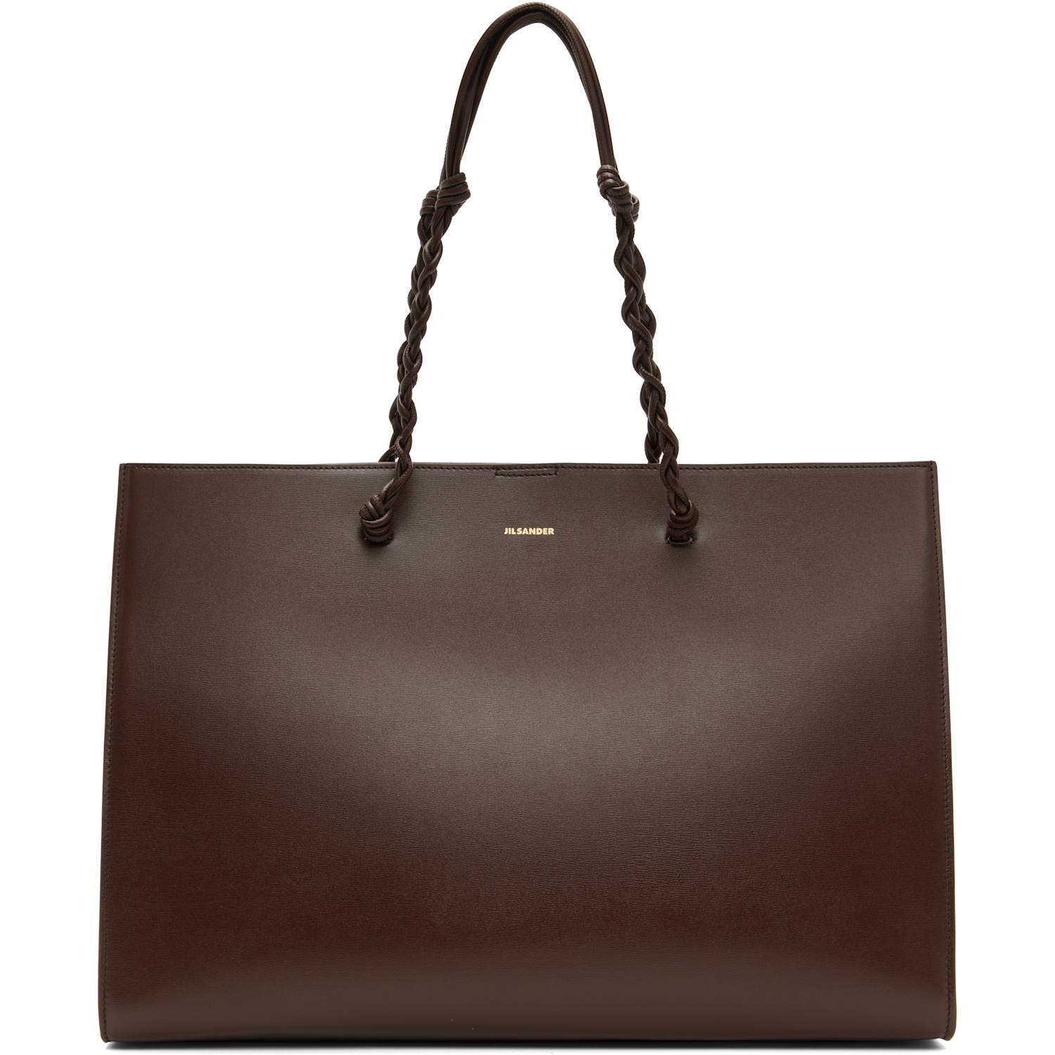 Jil Sander Brown Tangle Tote