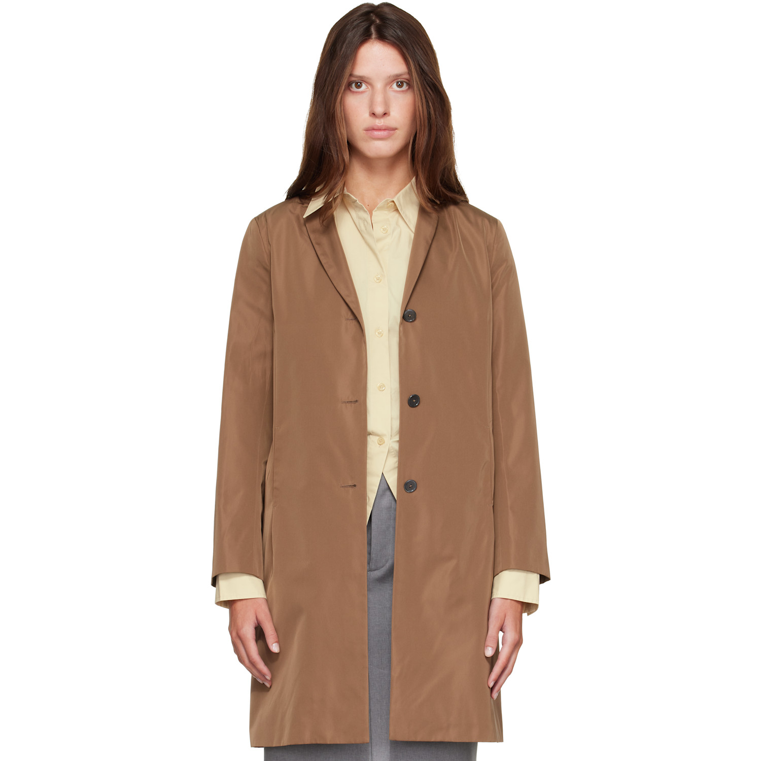 Jil Sander Tan Radzimir Coat