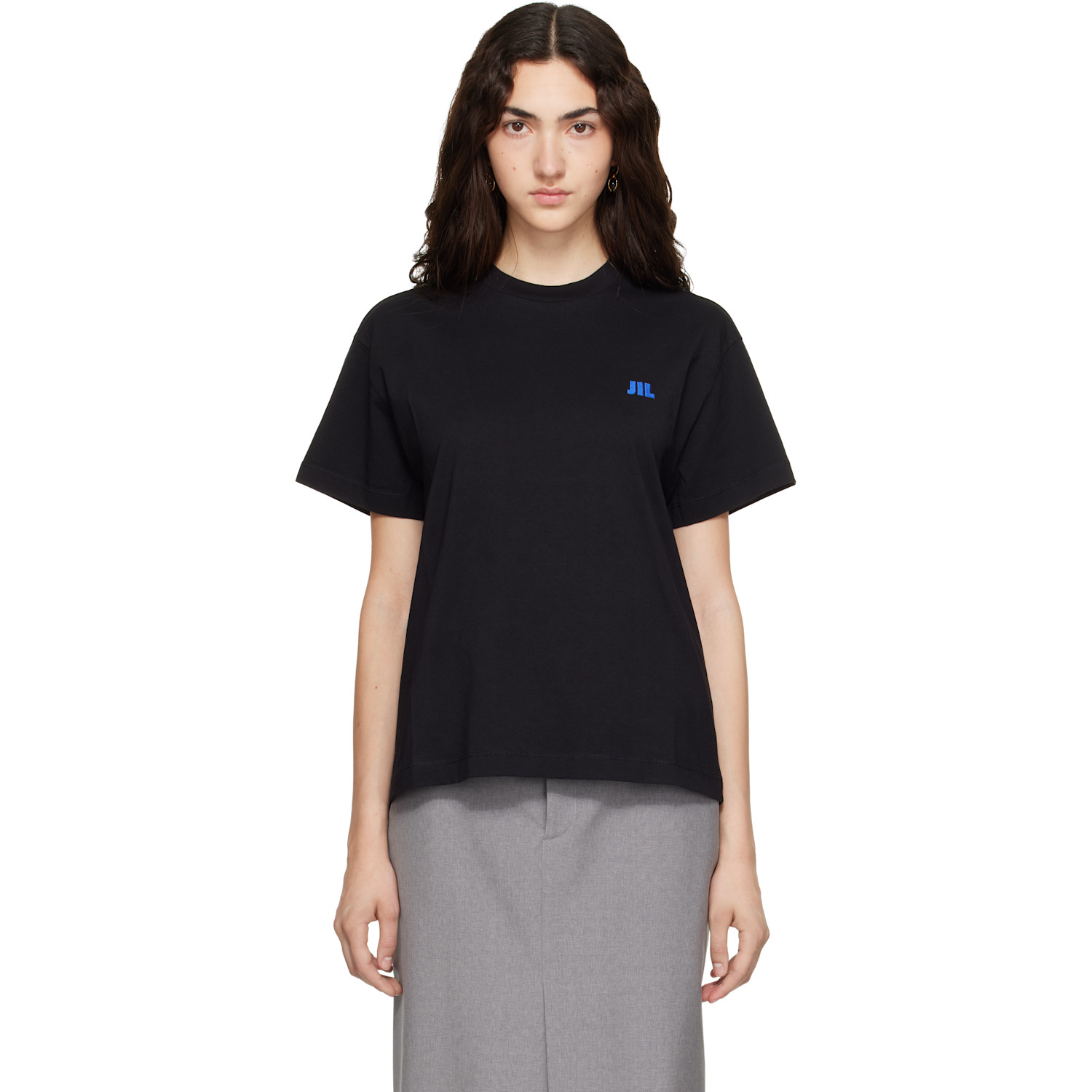 Jil Sander Black Cotton Crew-Neck T-shirt