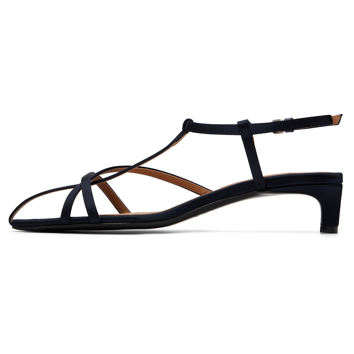  Jil Sander Navy Cage Low-heel Sandals 