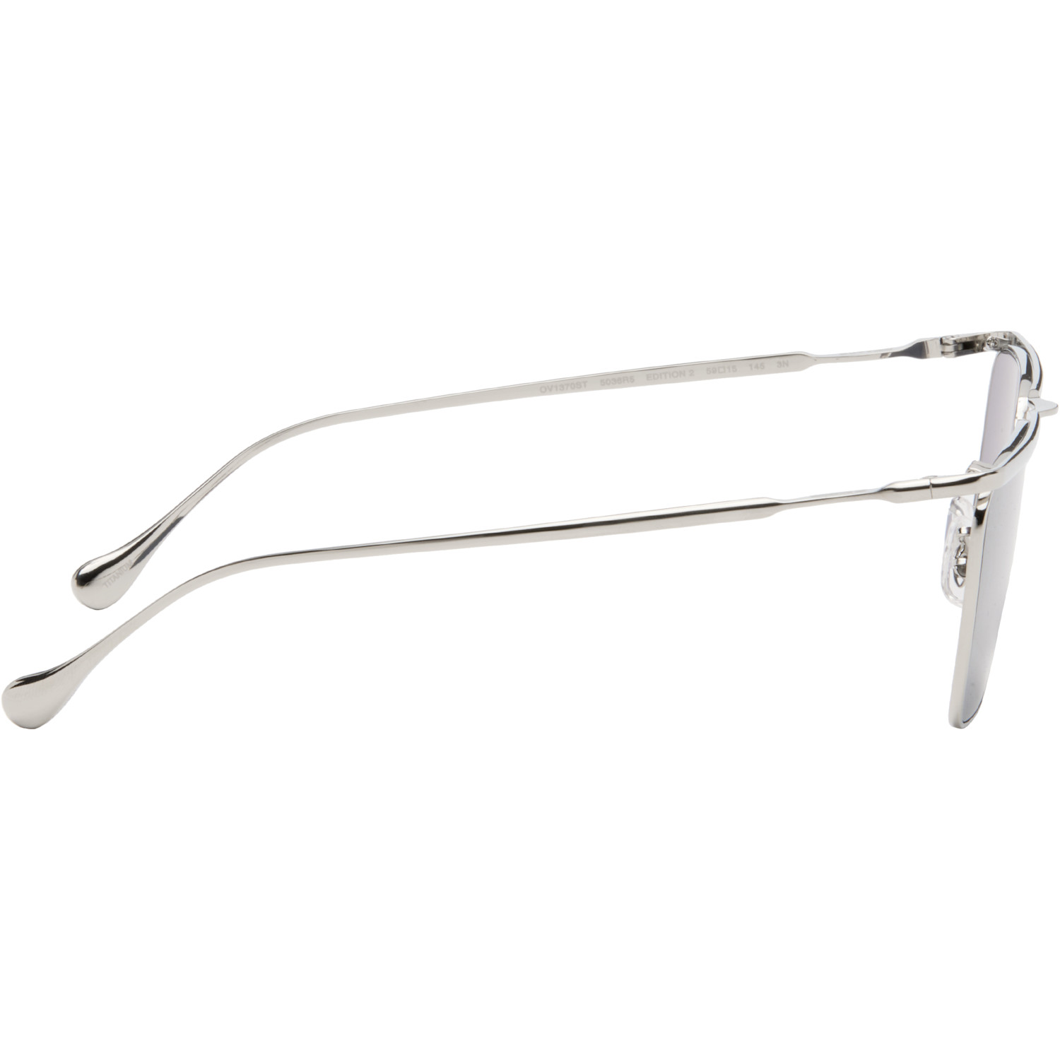  Jil Sander Silver Oliver Peoples Wireframe 'edition 2' Sunglasses 