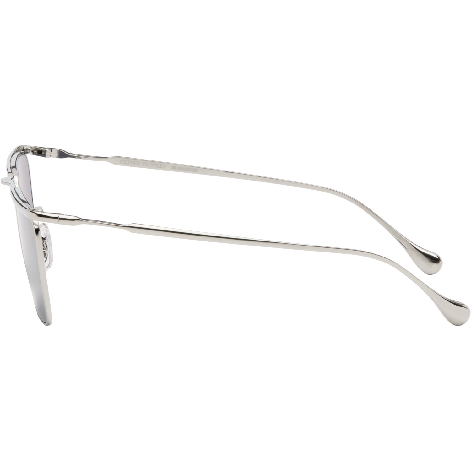  Jil Sander Silver Oliver Peoples Wireframe 'edition 2' Sunglasses 