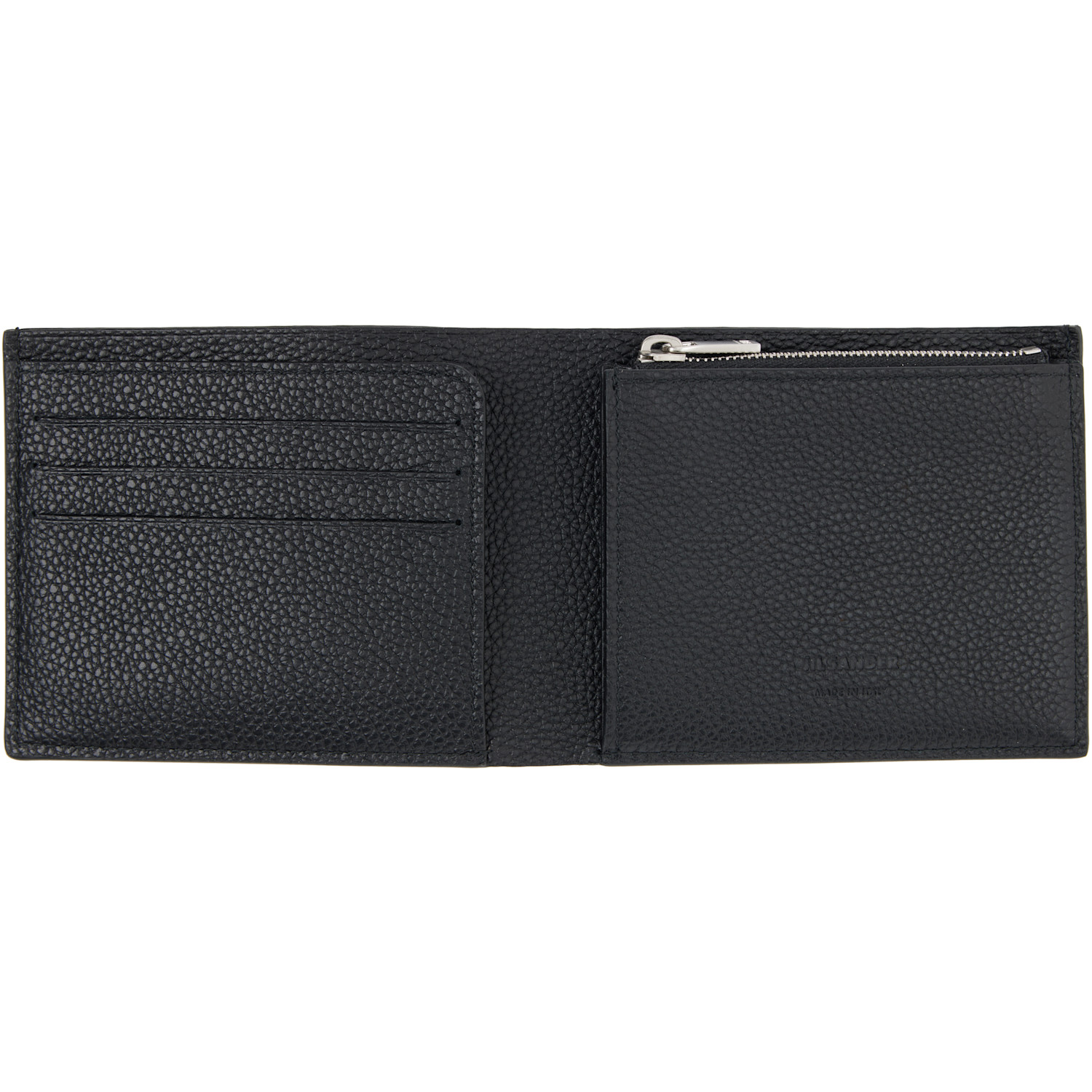  Jil Sander Black Bifold Wallet 