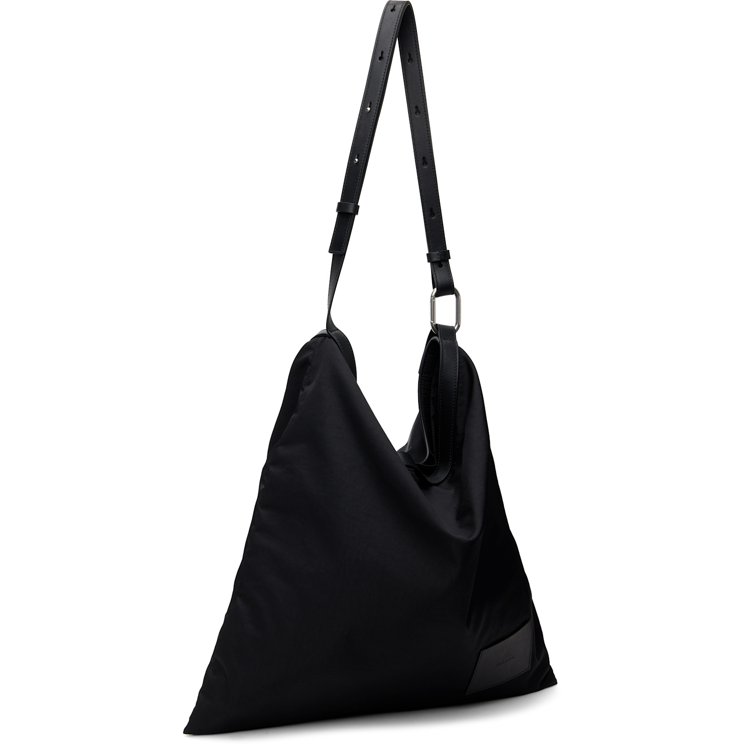  Jil Sander Black Soft Rolled Bag 