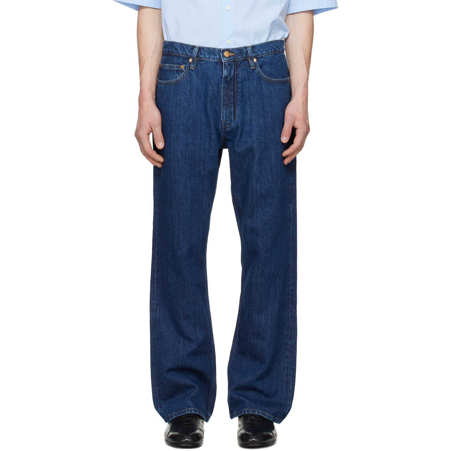 Jil Sander Blue Regular Denim Jeans