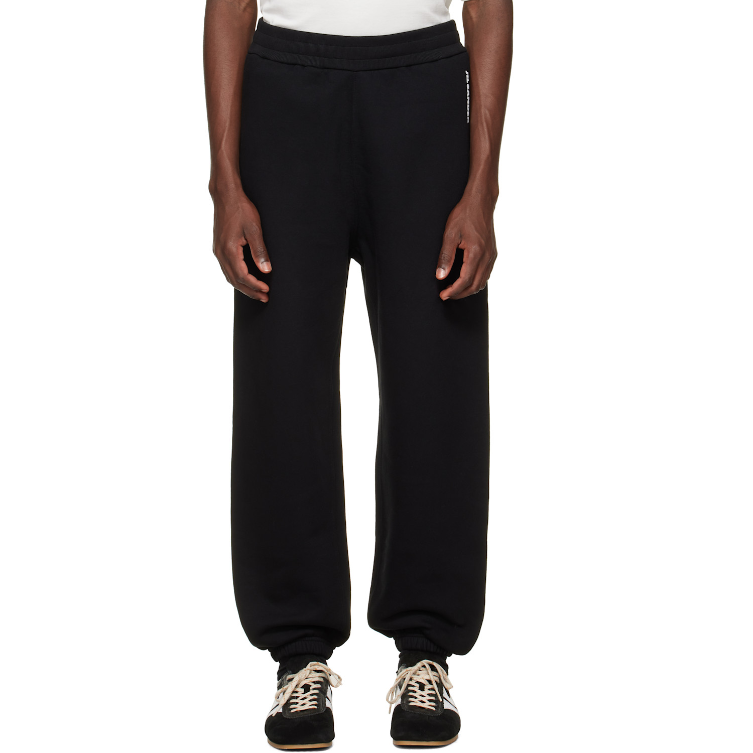 Jil Sander Black Cotton Sweatpants