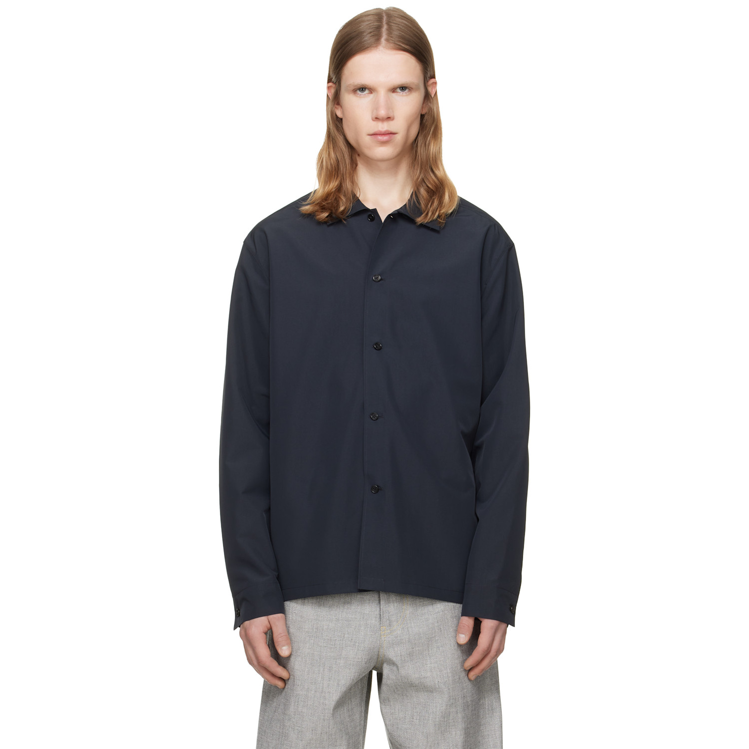 Jil Sander Black Boxy Shirt