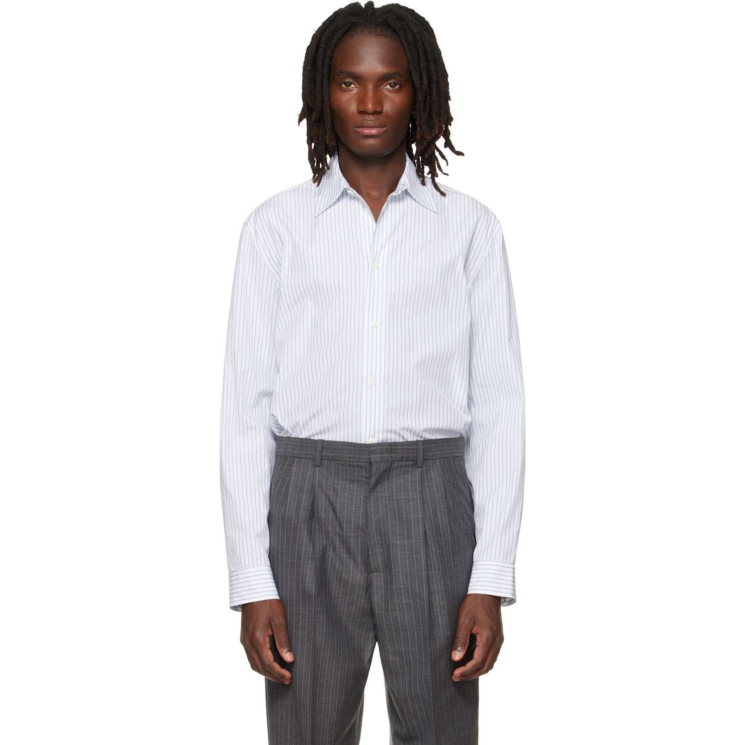 Jil Sander White Cotton Poplin Shirt