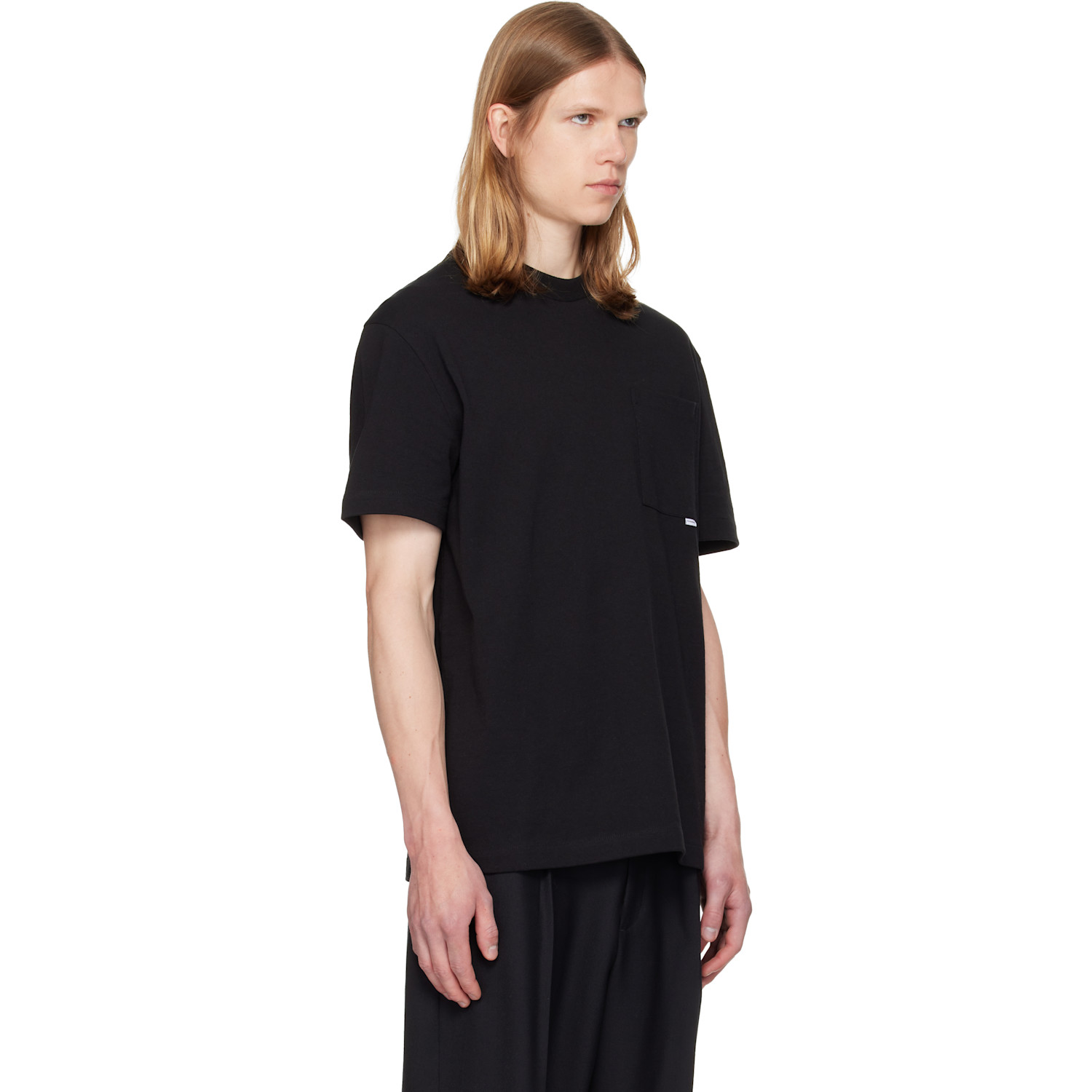  Jil Sander Black Pocket T-shirt 