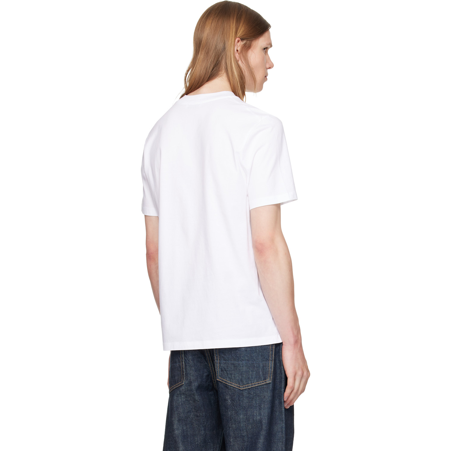  Jil Sander White Crew-neck T-shirt 