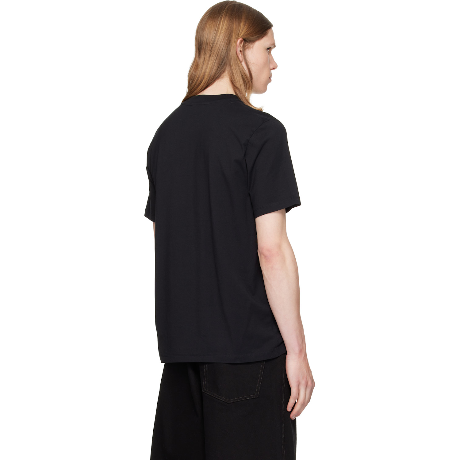  Jil Sander Black Crew-neck T-shirt 