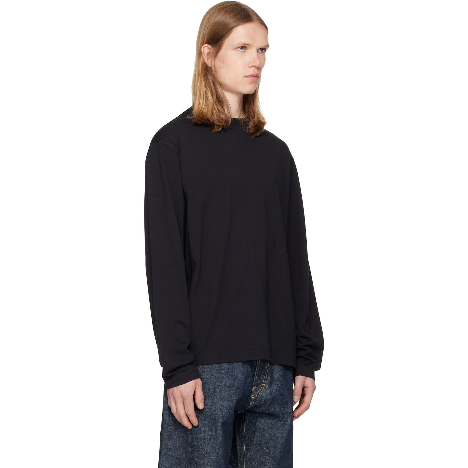  Jil Sander Three-pack Black Long-sleeved T-shirts 