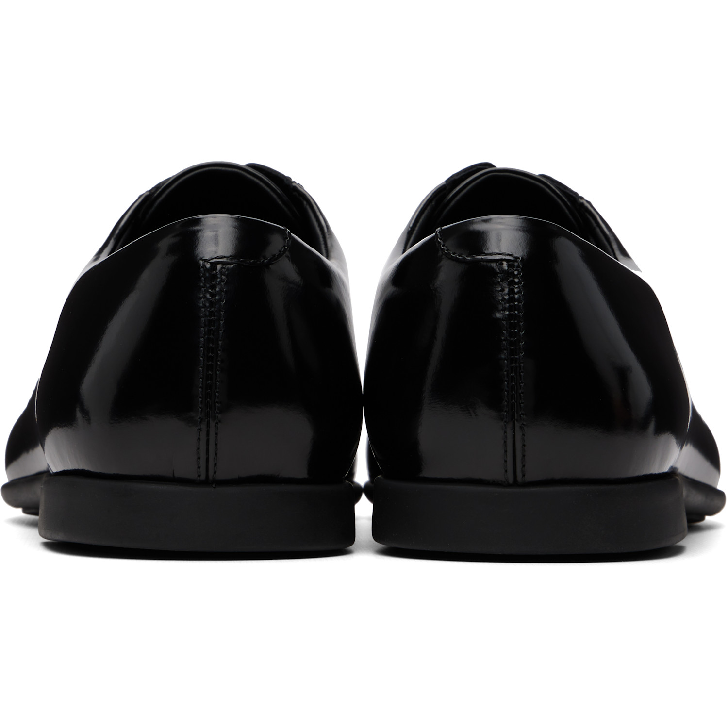  Jil Sander Black Lace-up Oxfords 