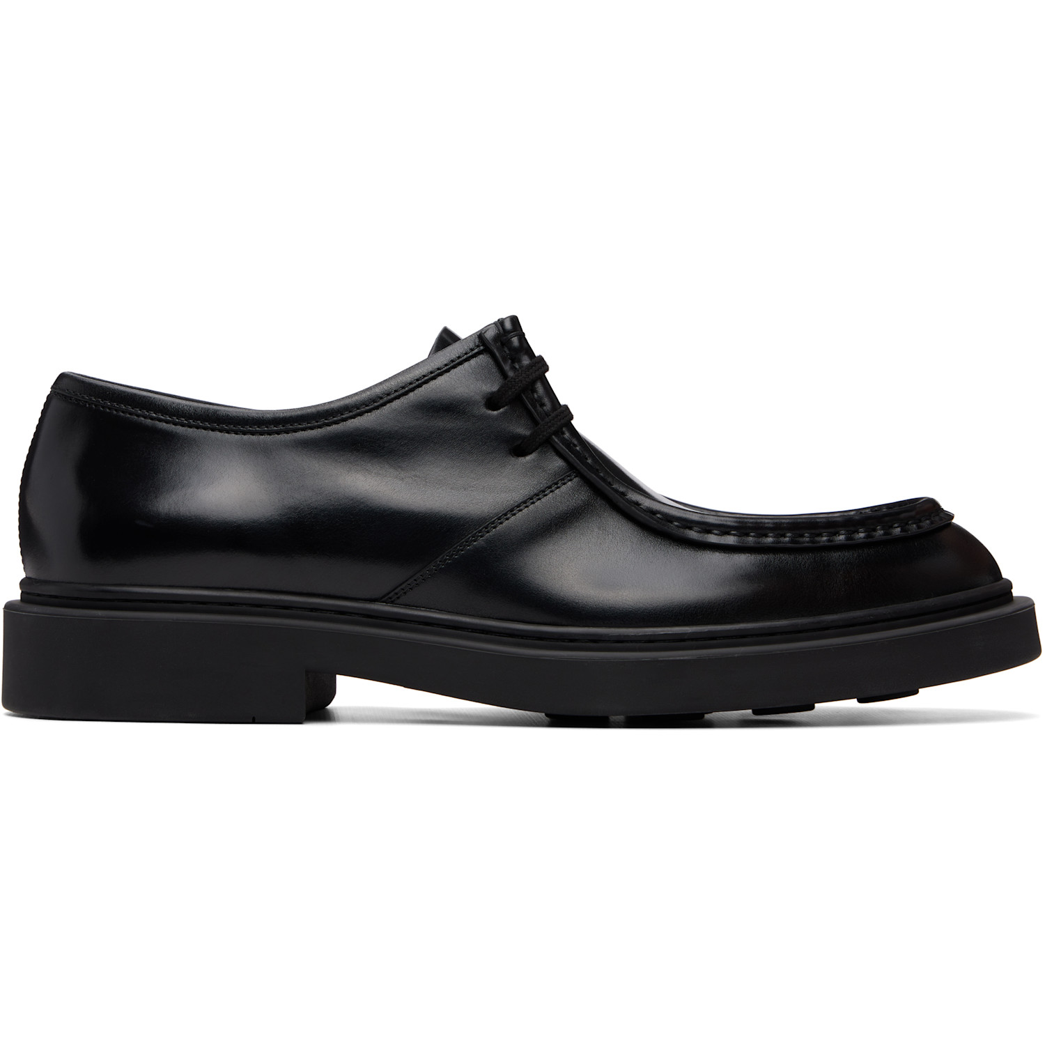 Jil Sander Black Lace-Up Derbys