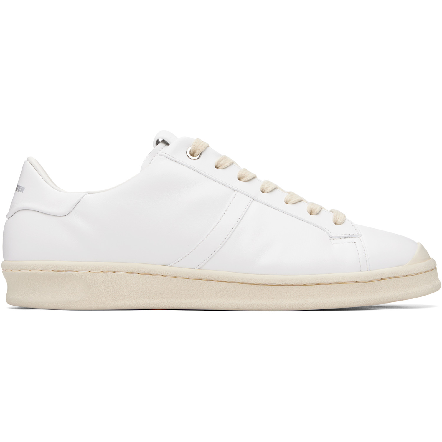Jil Sander White Calfskin Sneakers