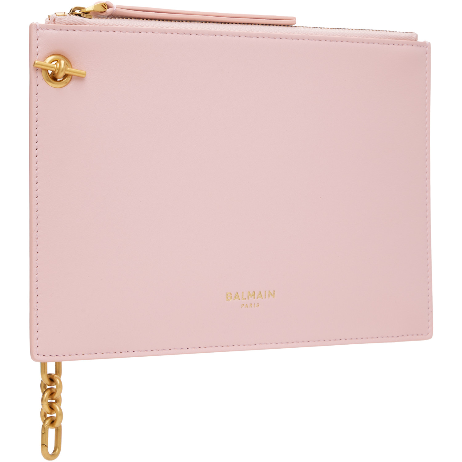  Balmain Pink Pulse Zipped Pouch 