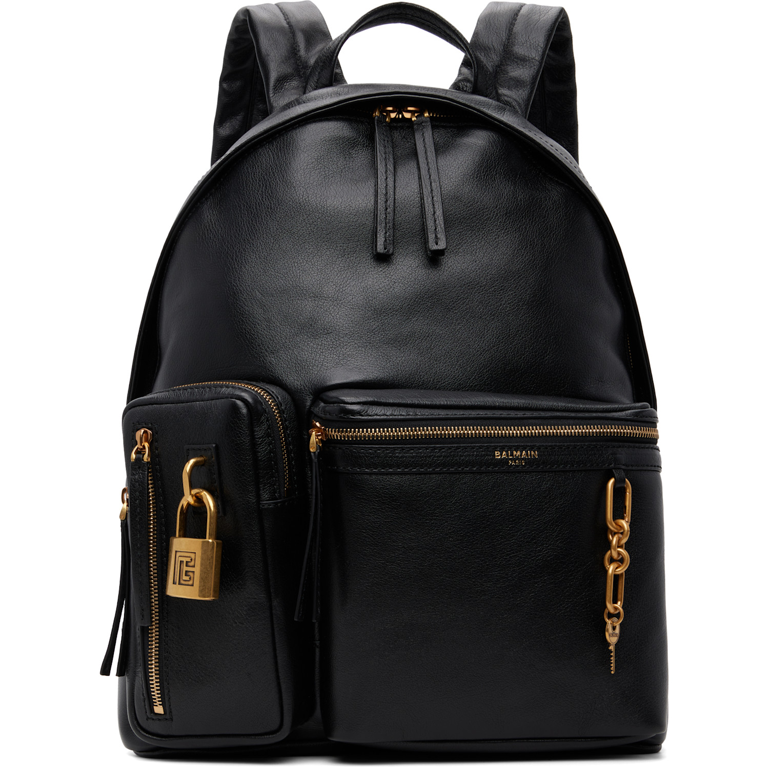 BALMAIN Black Pulse Backpack