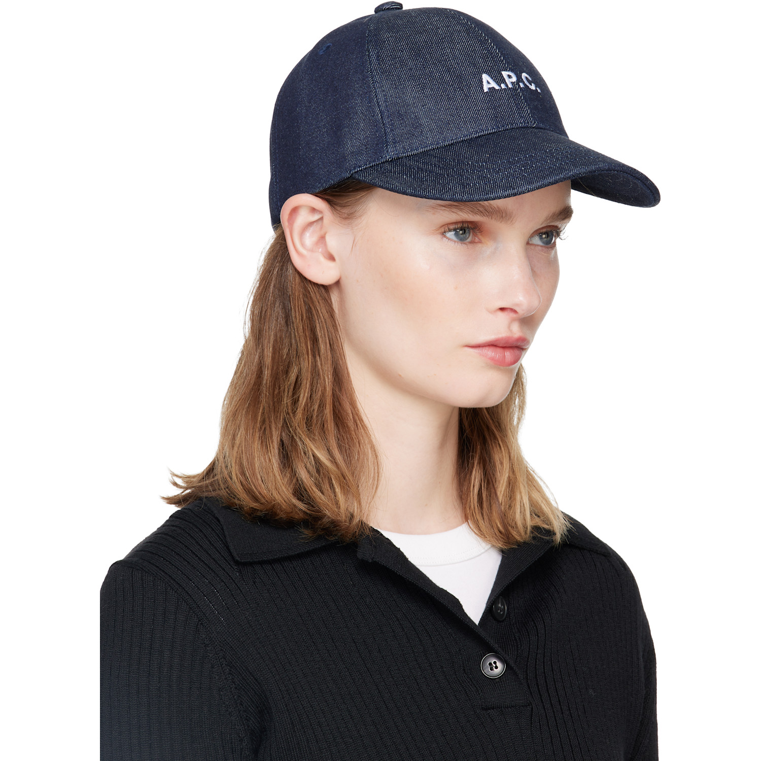  A.p.c. Navy Charlie Baseball Cap 