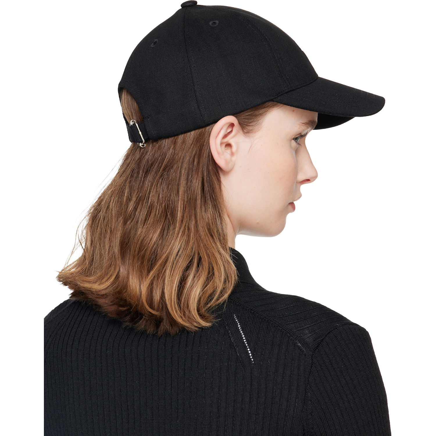  A.p.c. Black Charlie Baseball Cap 