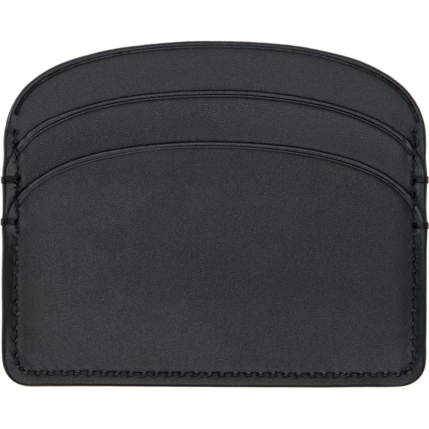 A.p.c. Black Demi-lune Card Holder 