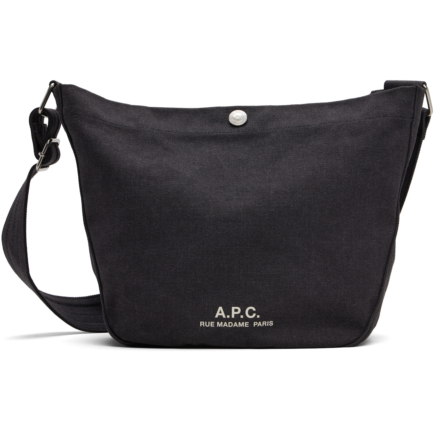 A.p.c. Black Journal Small Satchel In Lzz Black