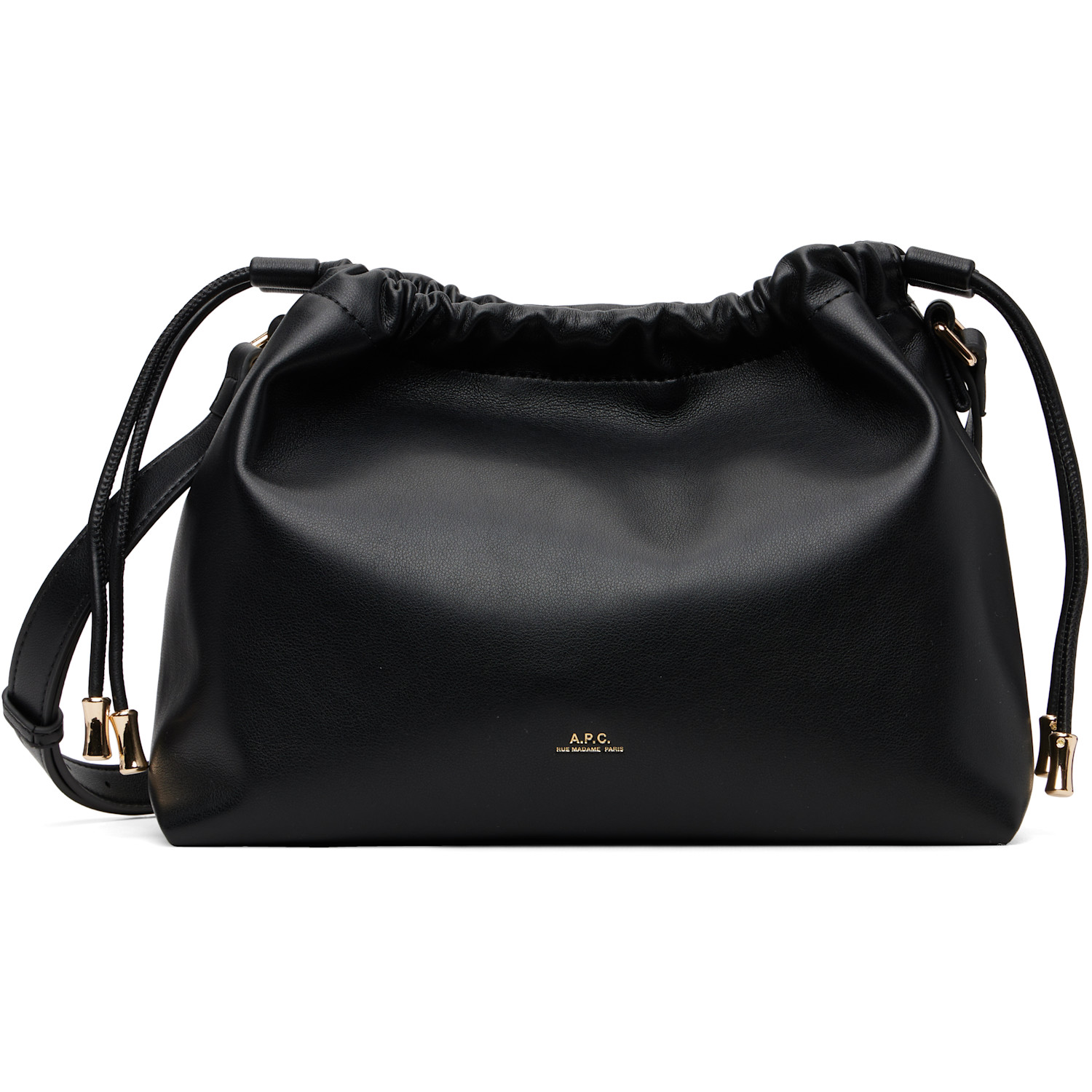 A.p.c. Black Ninon Bag In Lzz Black