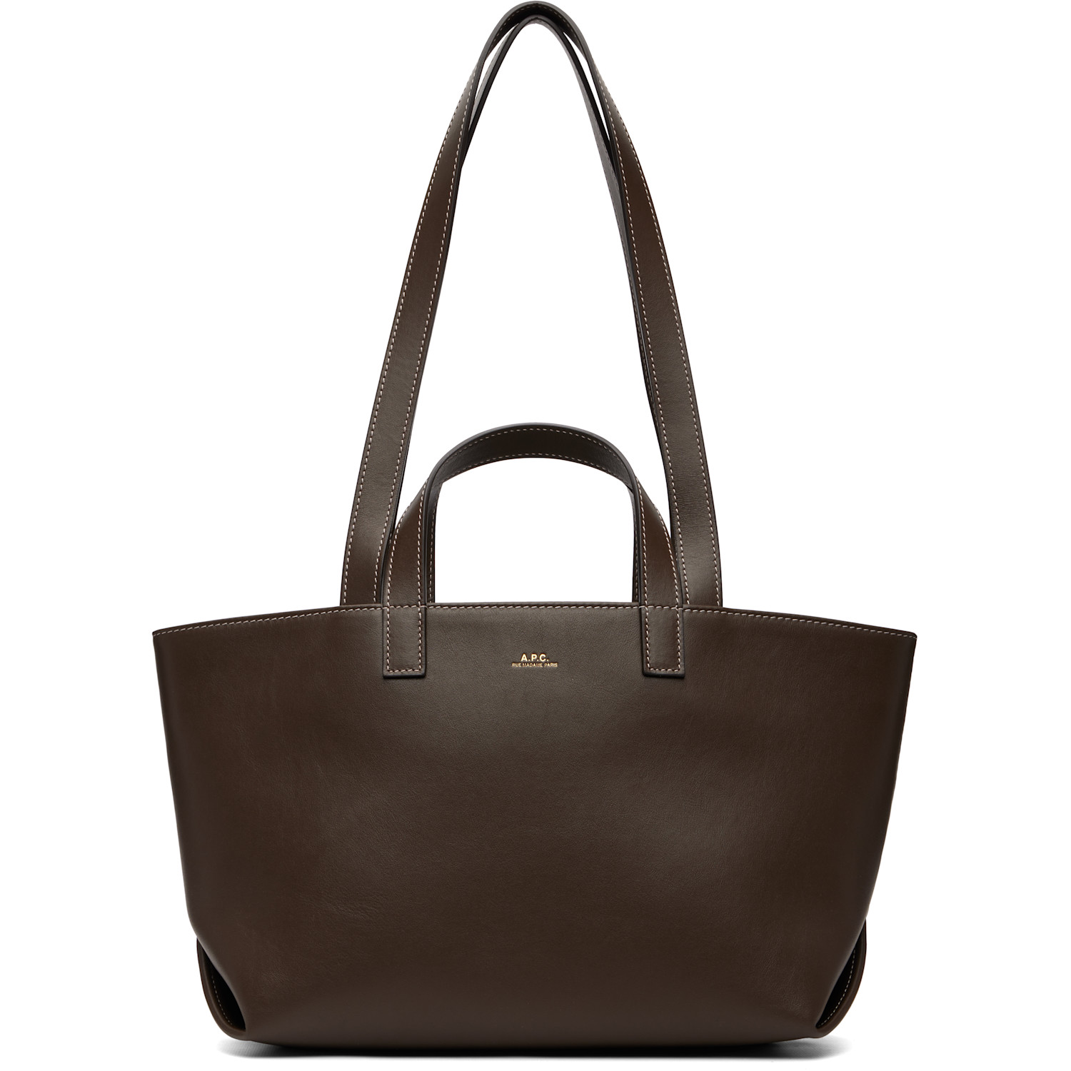 A.P.C. Brown Drummer Small Tote