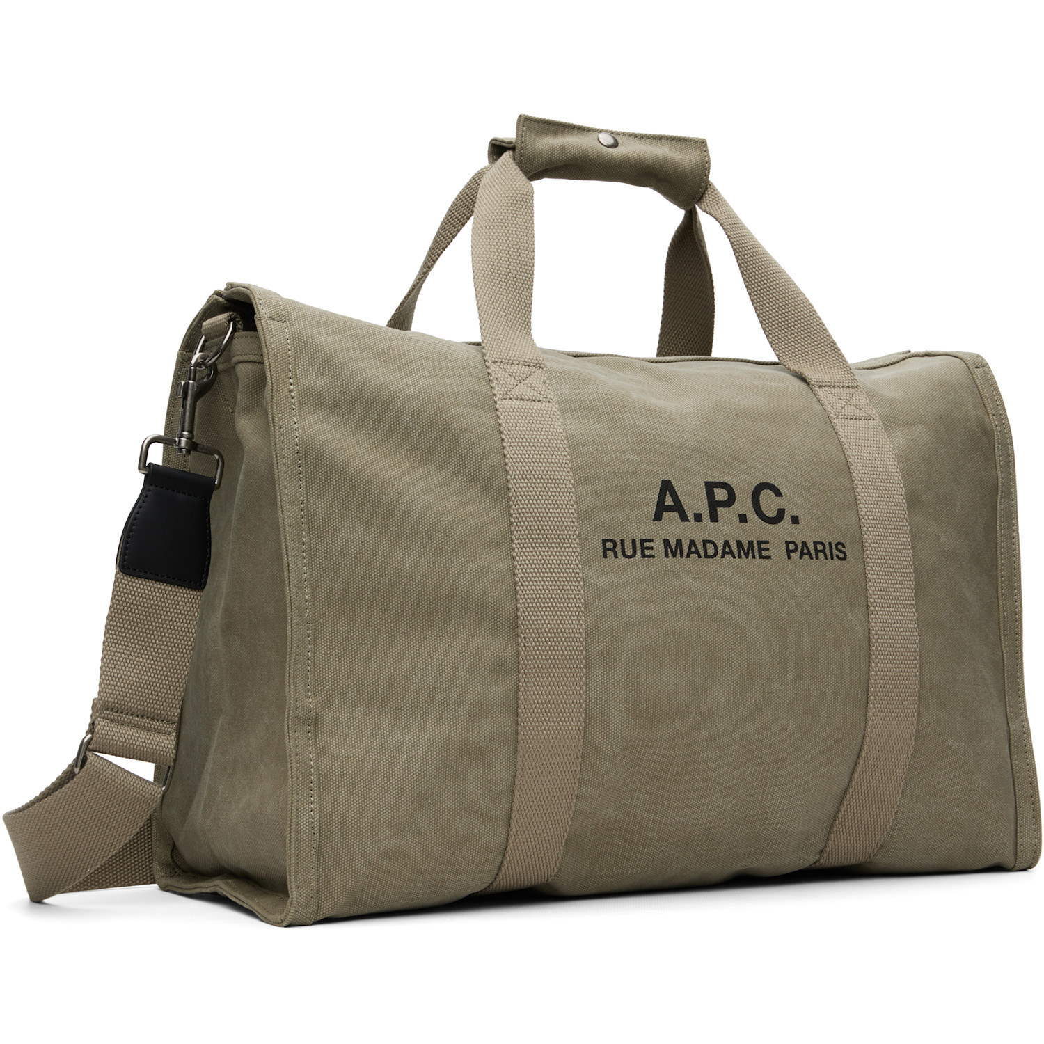  A.p.c. Khaki Recuperation Gym Bag 