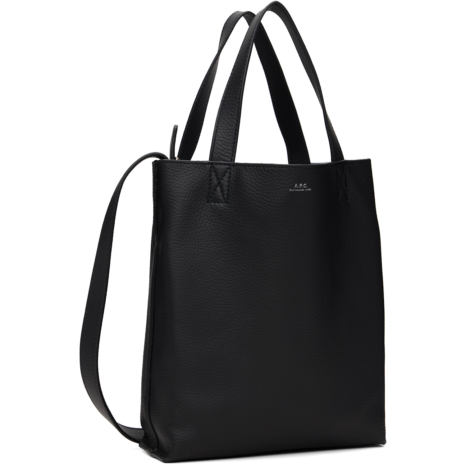  A.p.c. Black Maiko Small Shopper Tote 