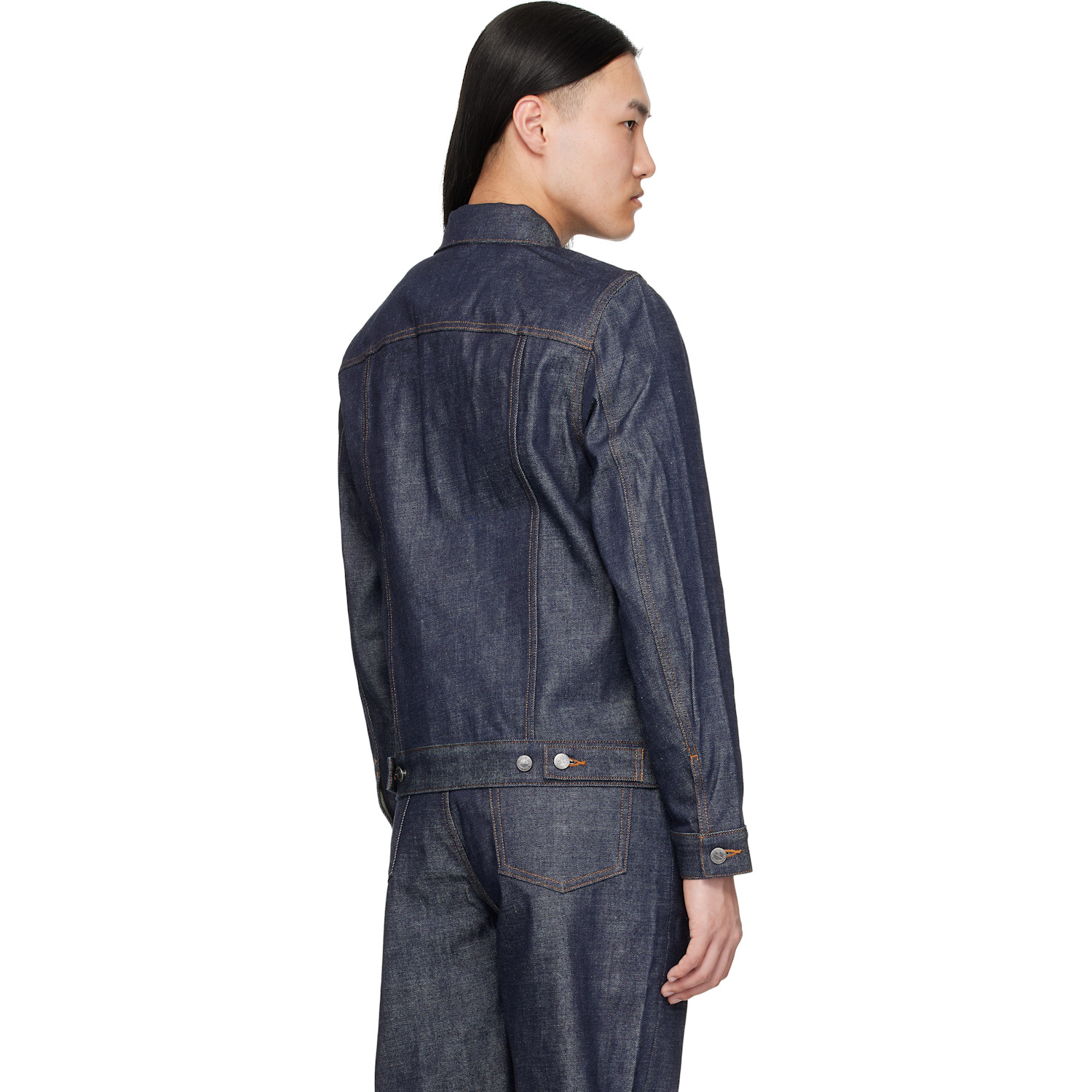  A.p.c. Indigo Jean Denim Work Jacket 