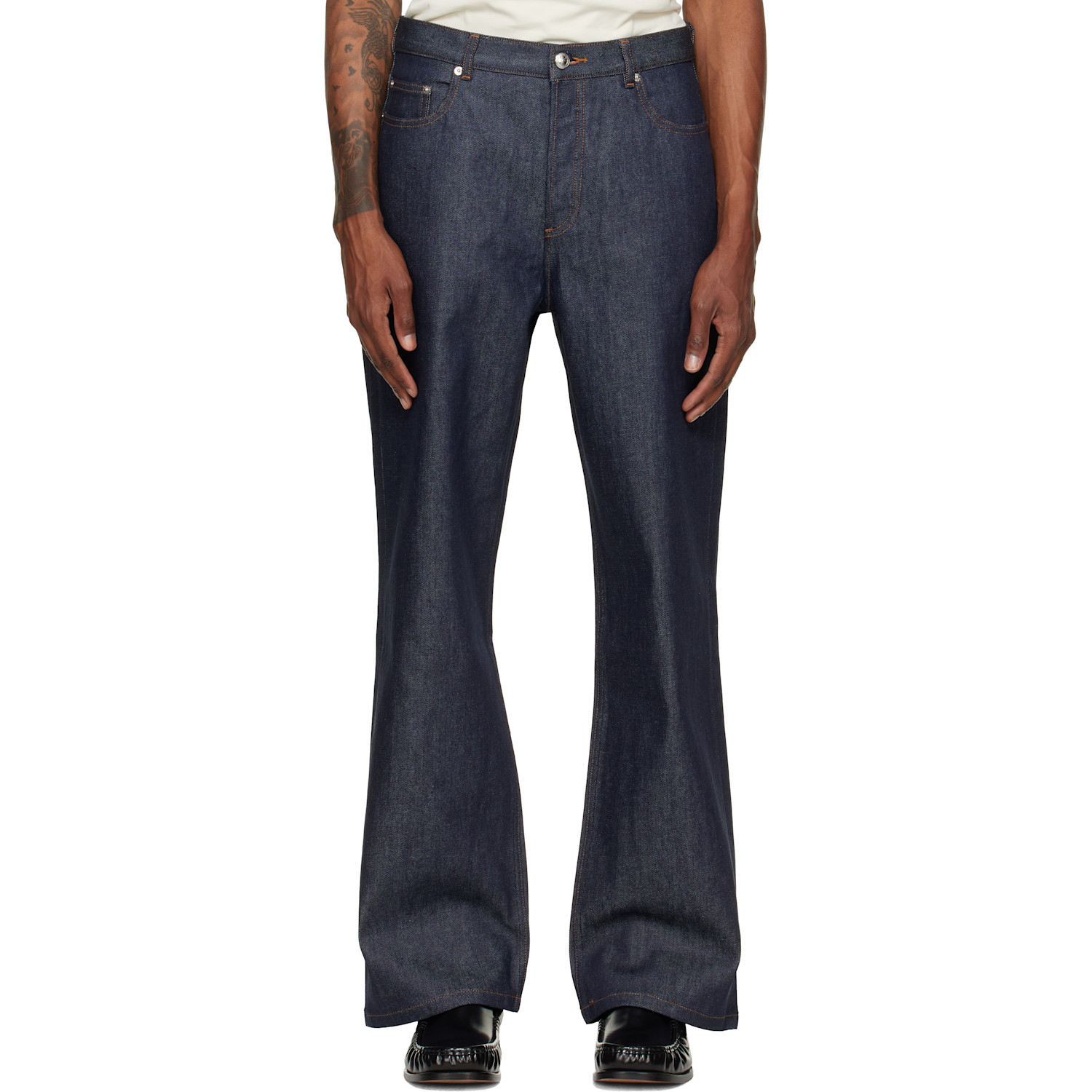 A.P.C. Navy Aaron Jeans